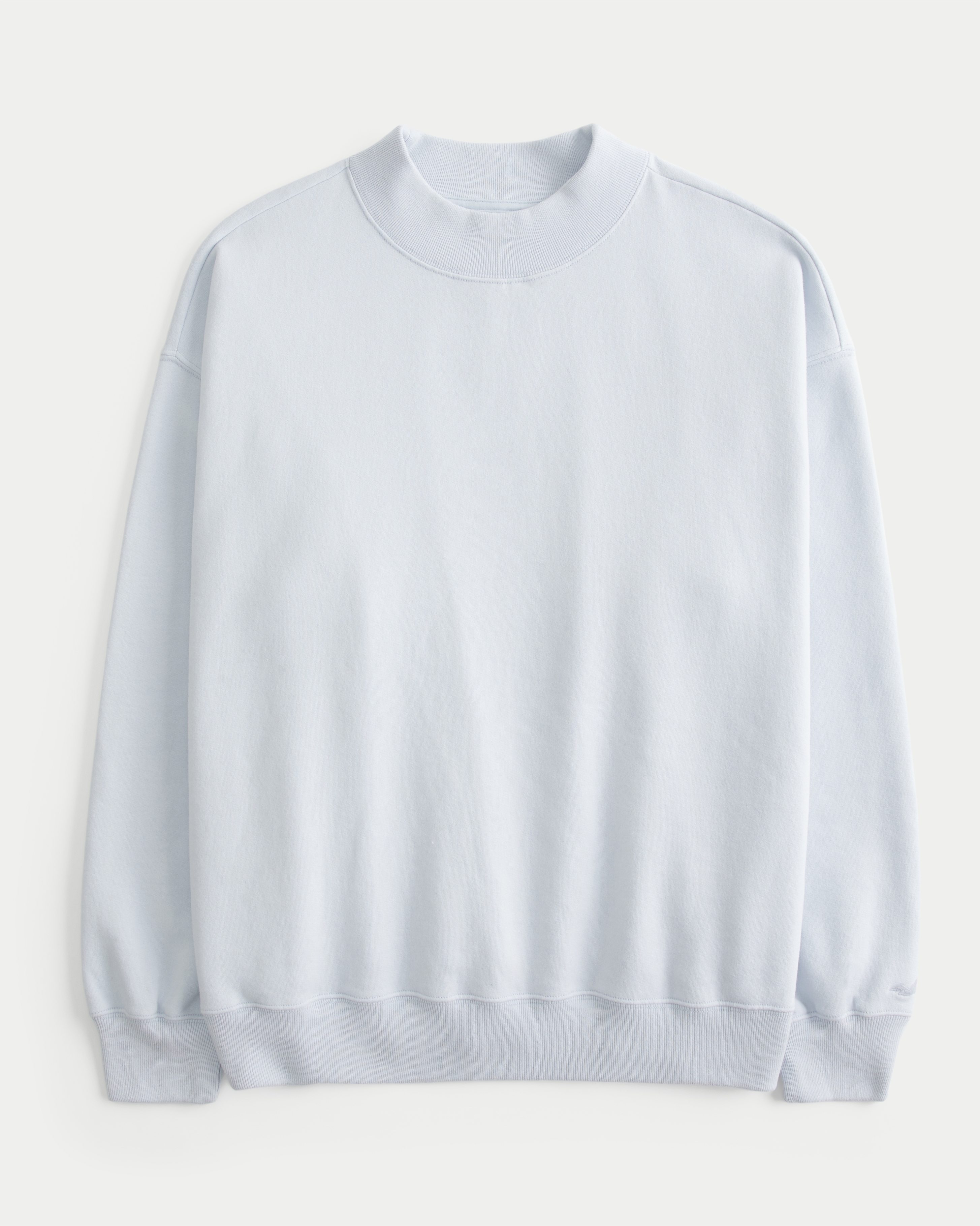 Oversized Mock-Neck Sweatshirt