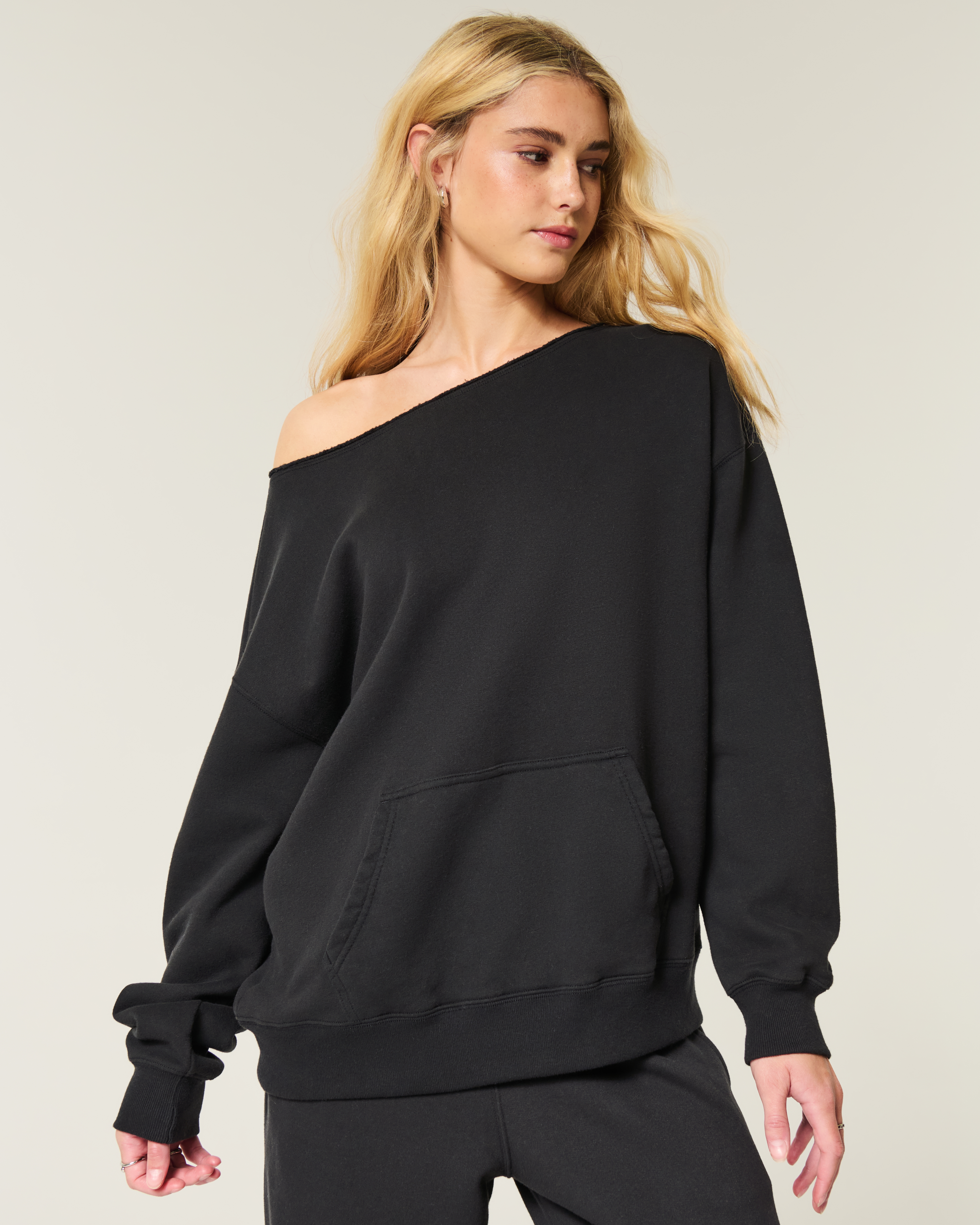 ディアンテ DIANTE Logo offshoulder sweat tops DIANTÉ】 LOGO OFF