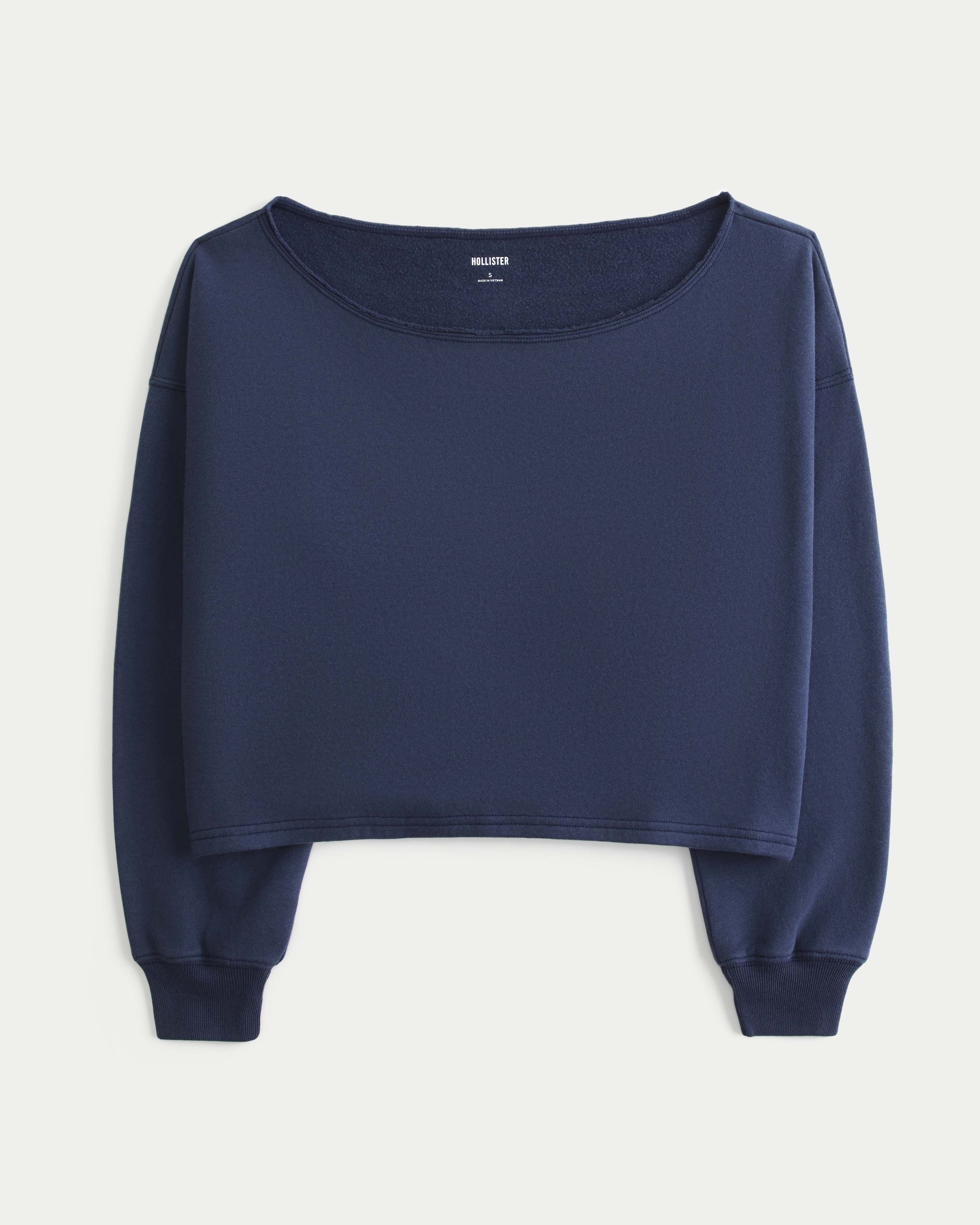 Easy Double Off-the-Shoulder Sweatshirt