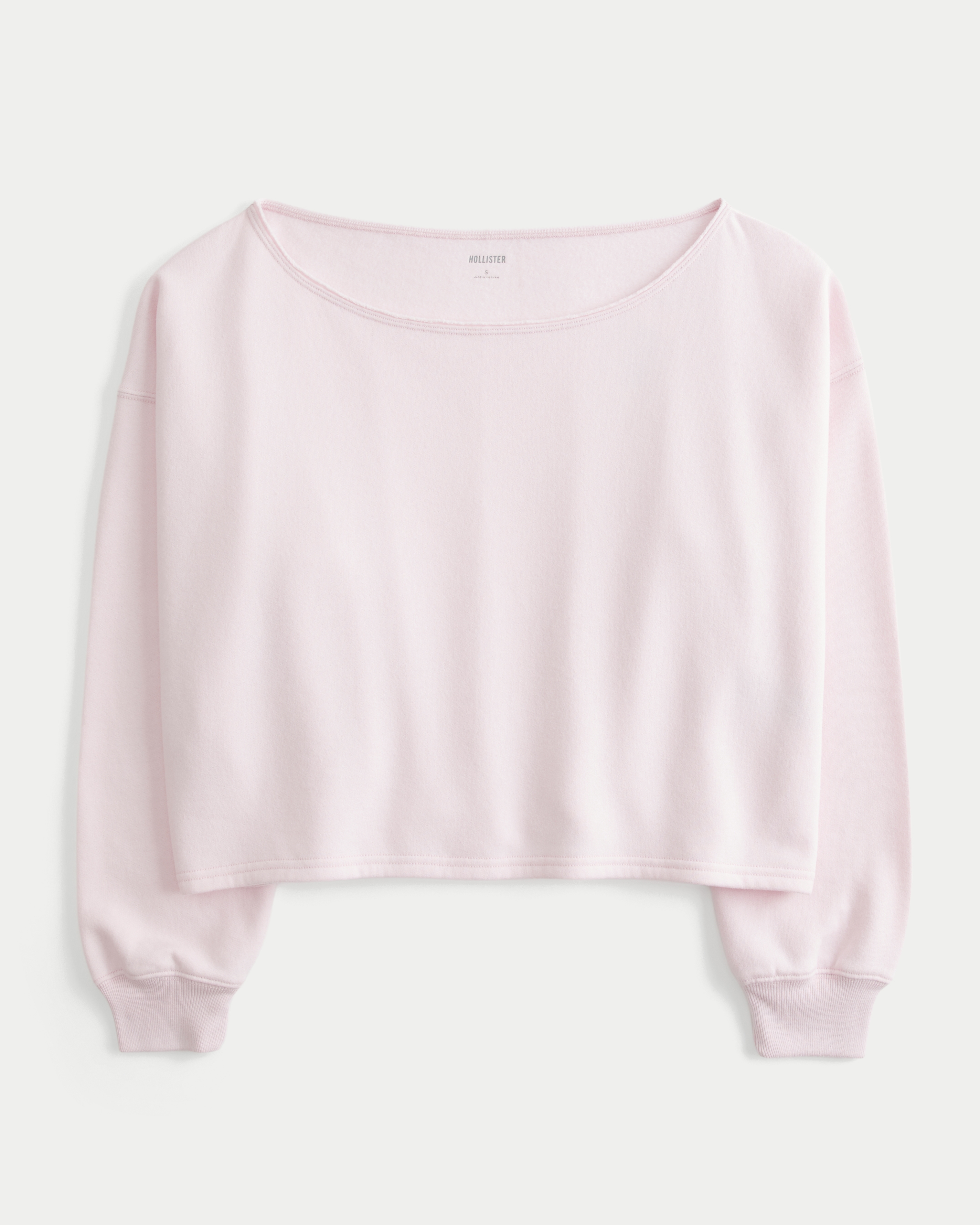 Easy Double Off-the-Shoulder Sweatshirt