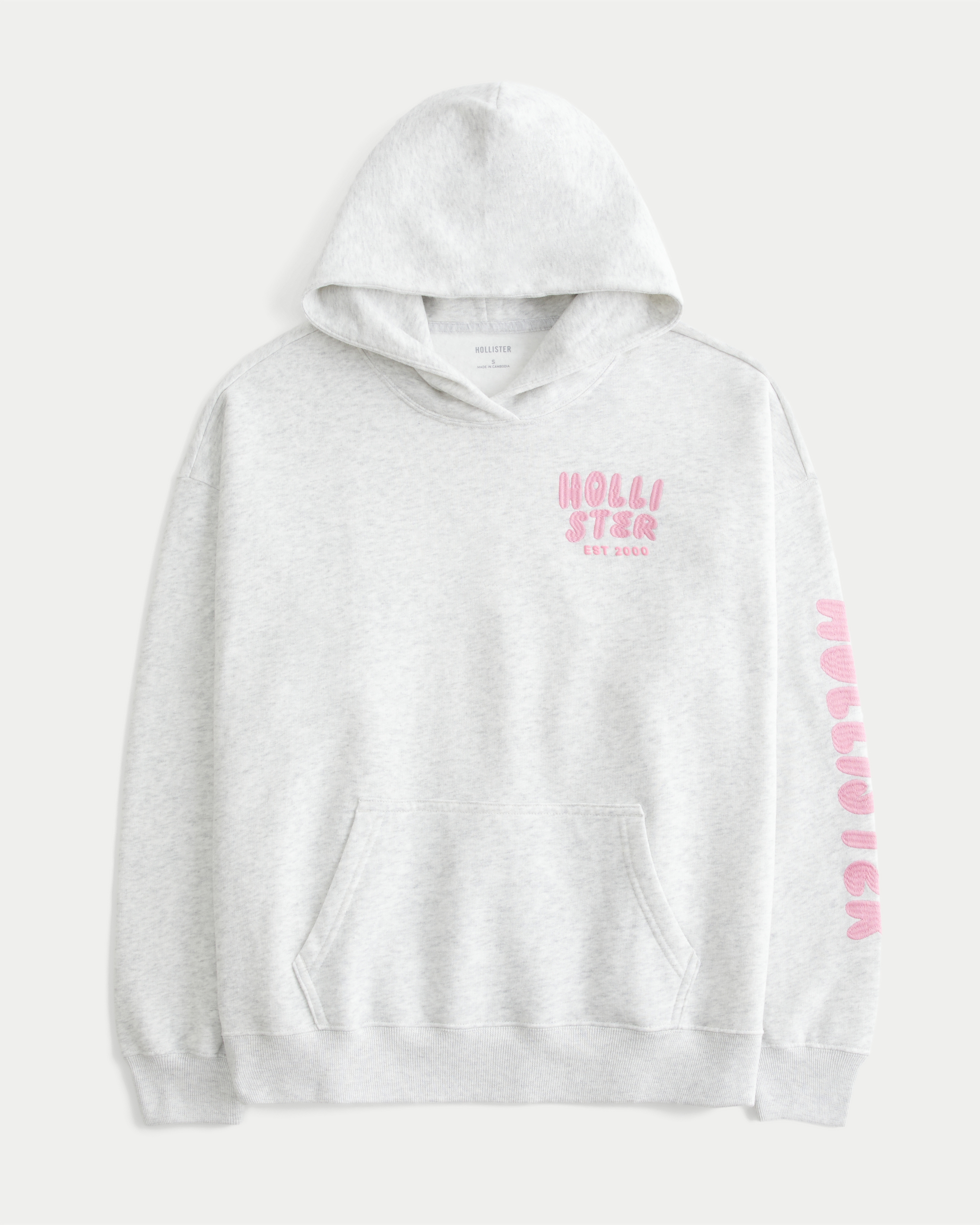 Oversized Logo Graphic Hoodie