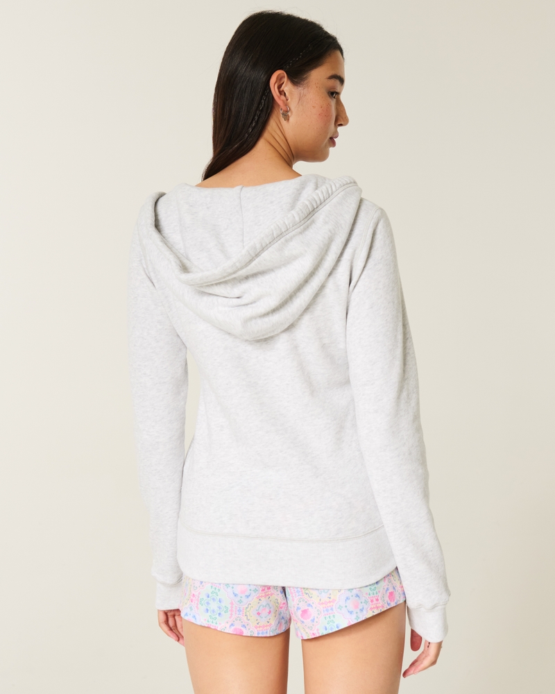 Extra Slim V-Neck Hoodie