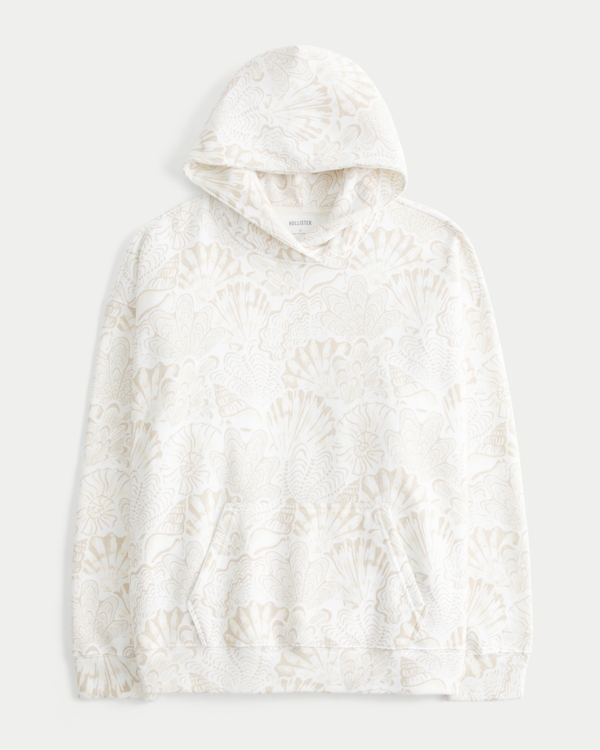 Women's Oversized Floral Print Hoodie | Women's Tops | HollisterCo.com