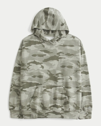 Oversized Camo Hoodie