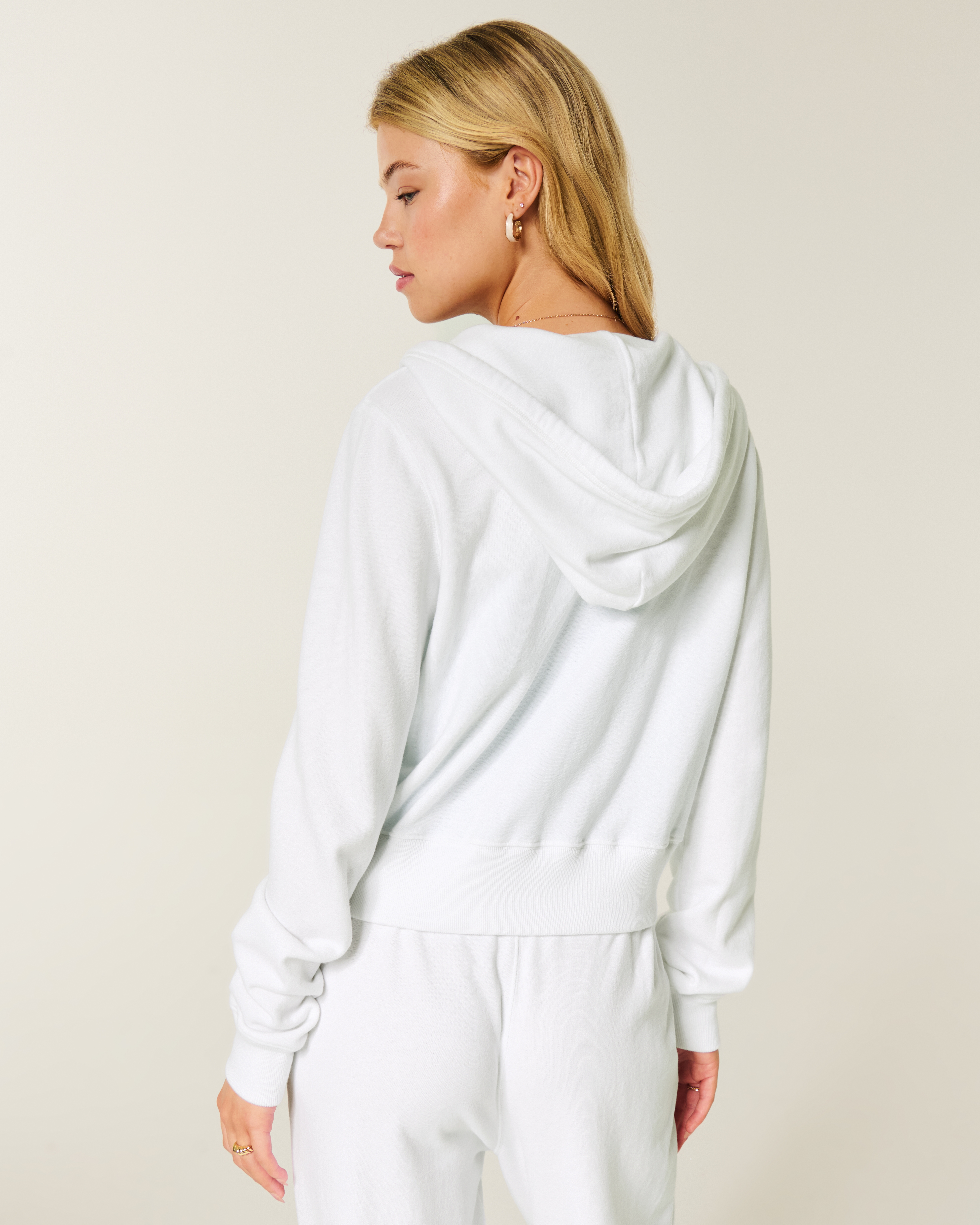 Hollister Feel Good Terry Zip-Up Hoodie