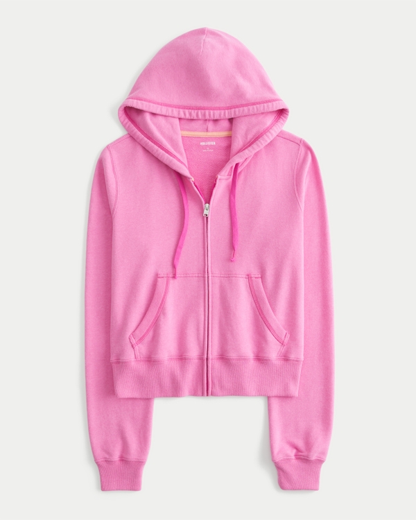 Terry Zip-Up Hoodie