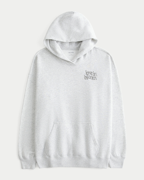 Oversized Butterfly Graphic Hoodie