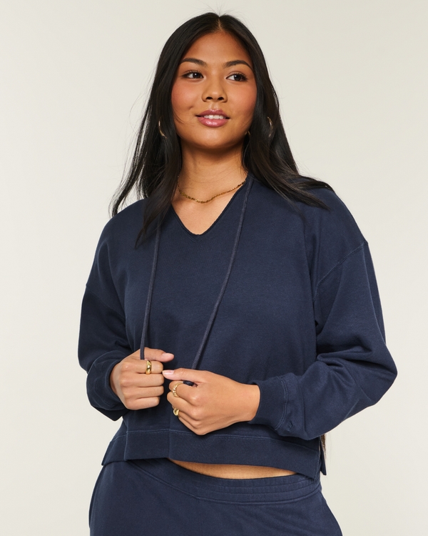 Hollister Feel Good Easy Hoodie, Navy view 1
