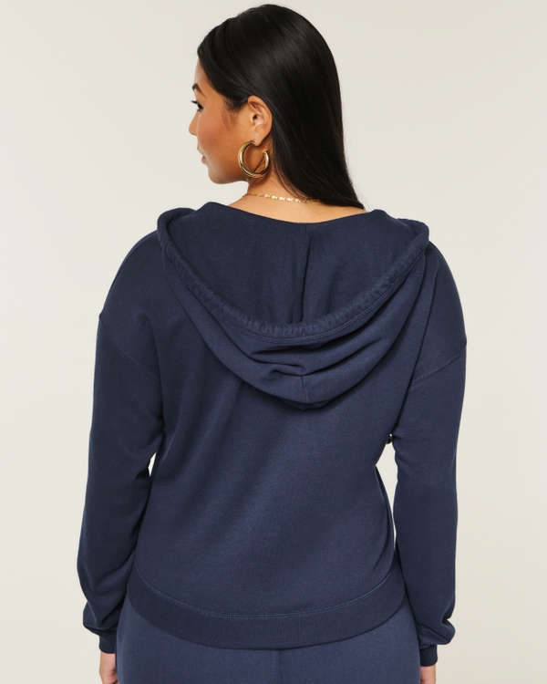 Hollister Feel Good Easy Hoodie, Navy view 2