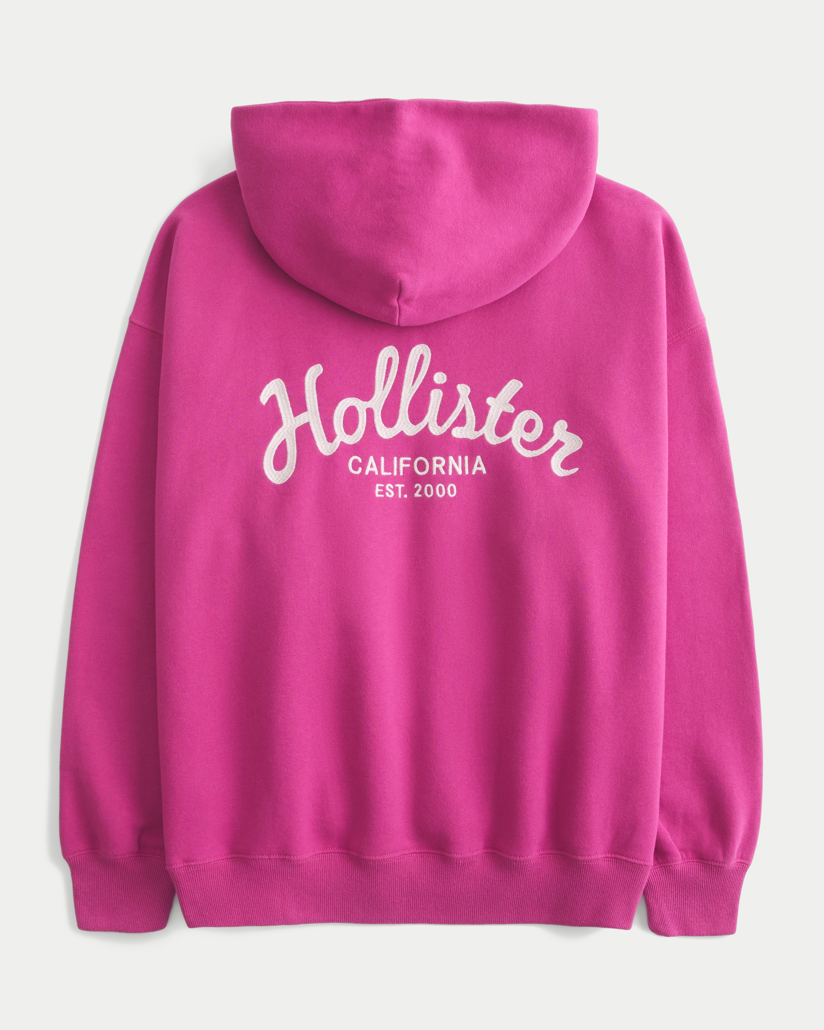 Hollister Feel Good Oversized Logo Graphic Hoodie