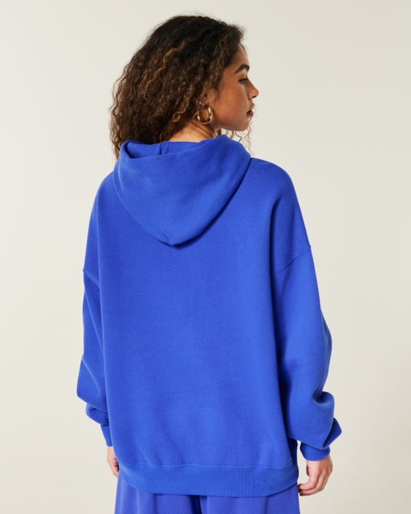 Hollister Feel Good Oversized Hoodie, Cobalt view 2