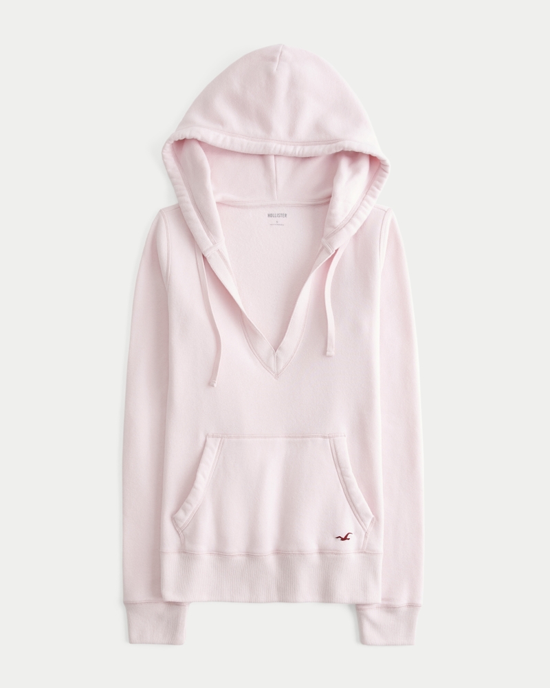 Women's Hollister Feel Good V-Neck Hoodie | Women's Clearance