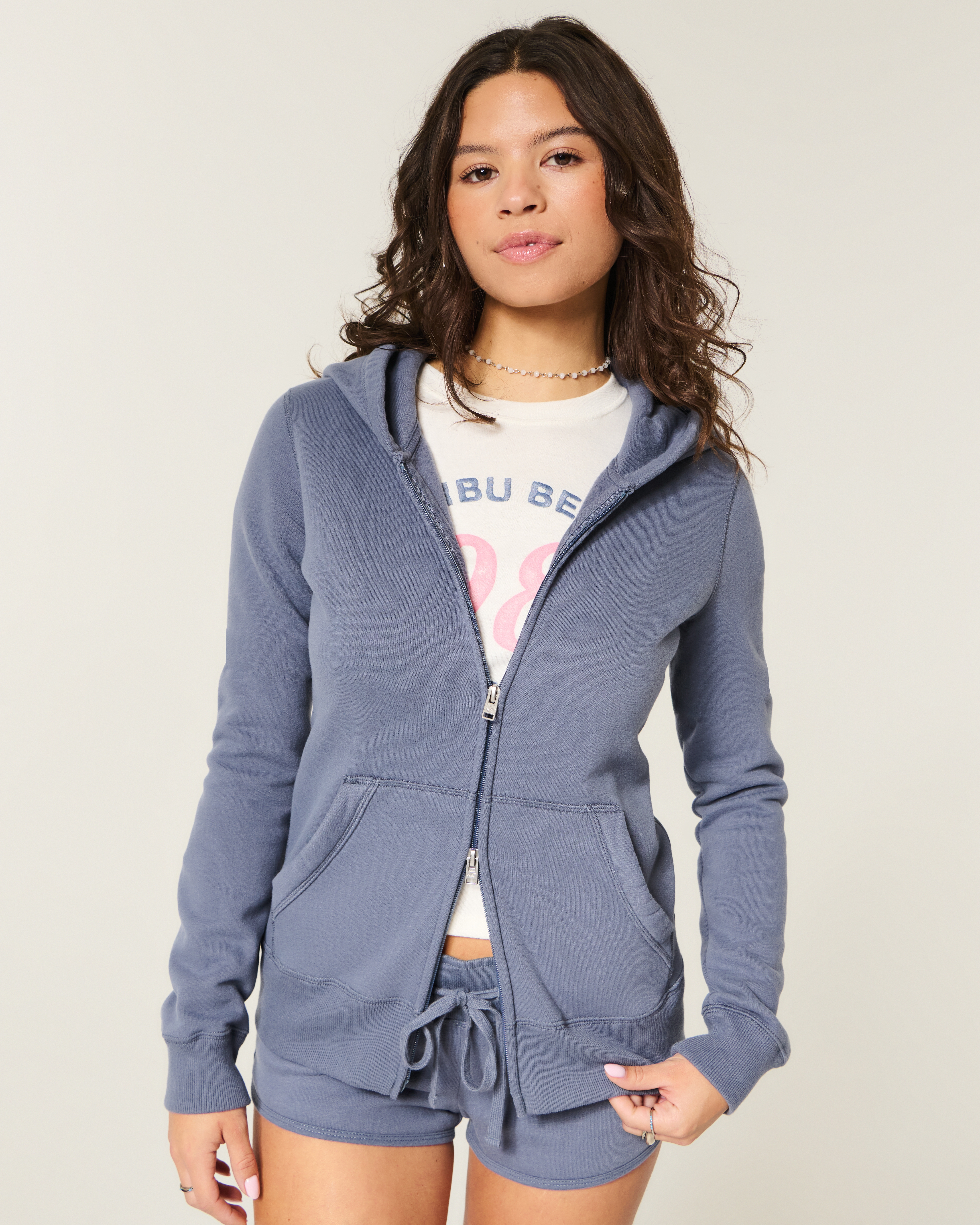 Hollister Feel Good Zip-Up Hoodie