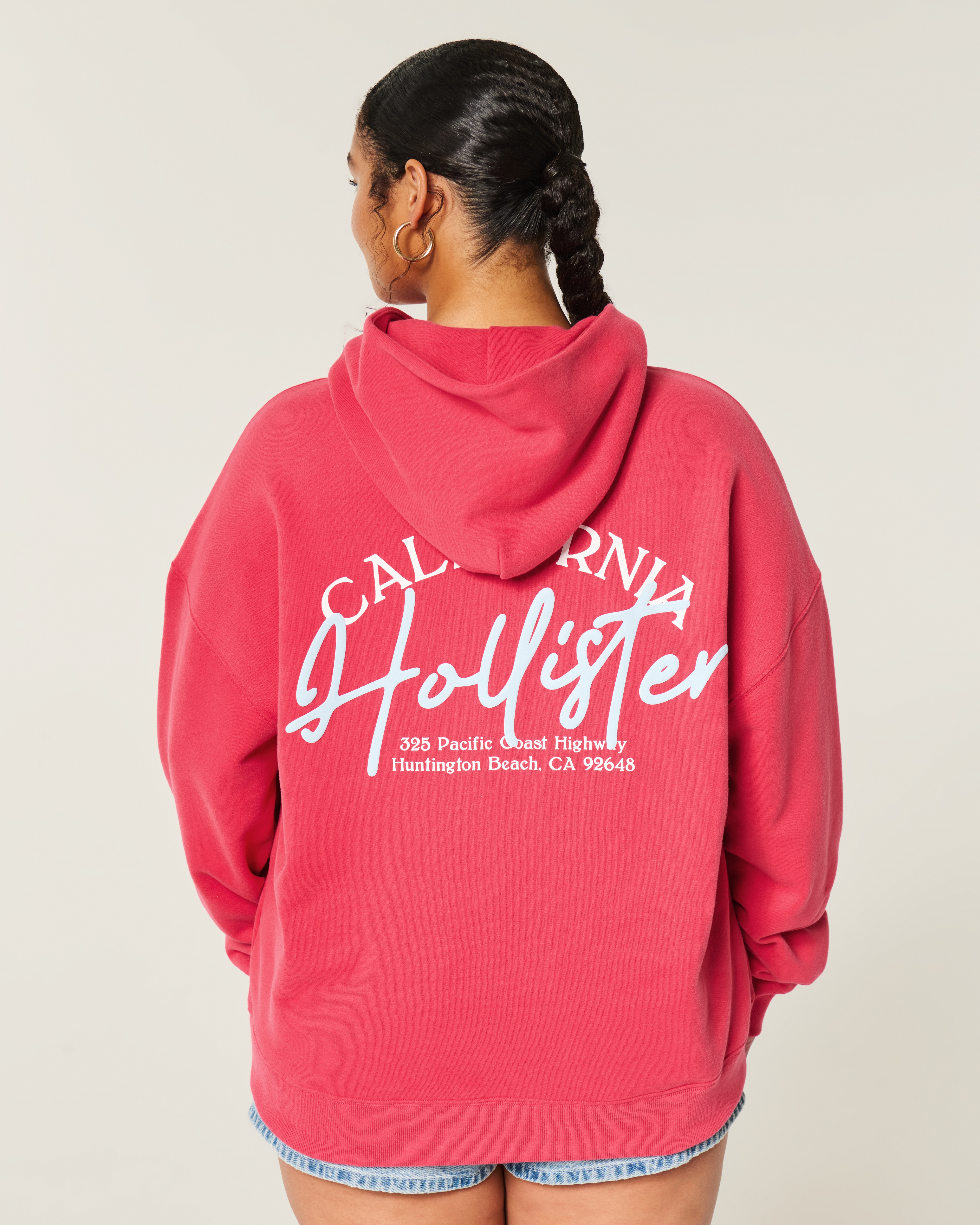 Hollister Feel Good Oversized Logo Graphic Hoodie at CoolSprings