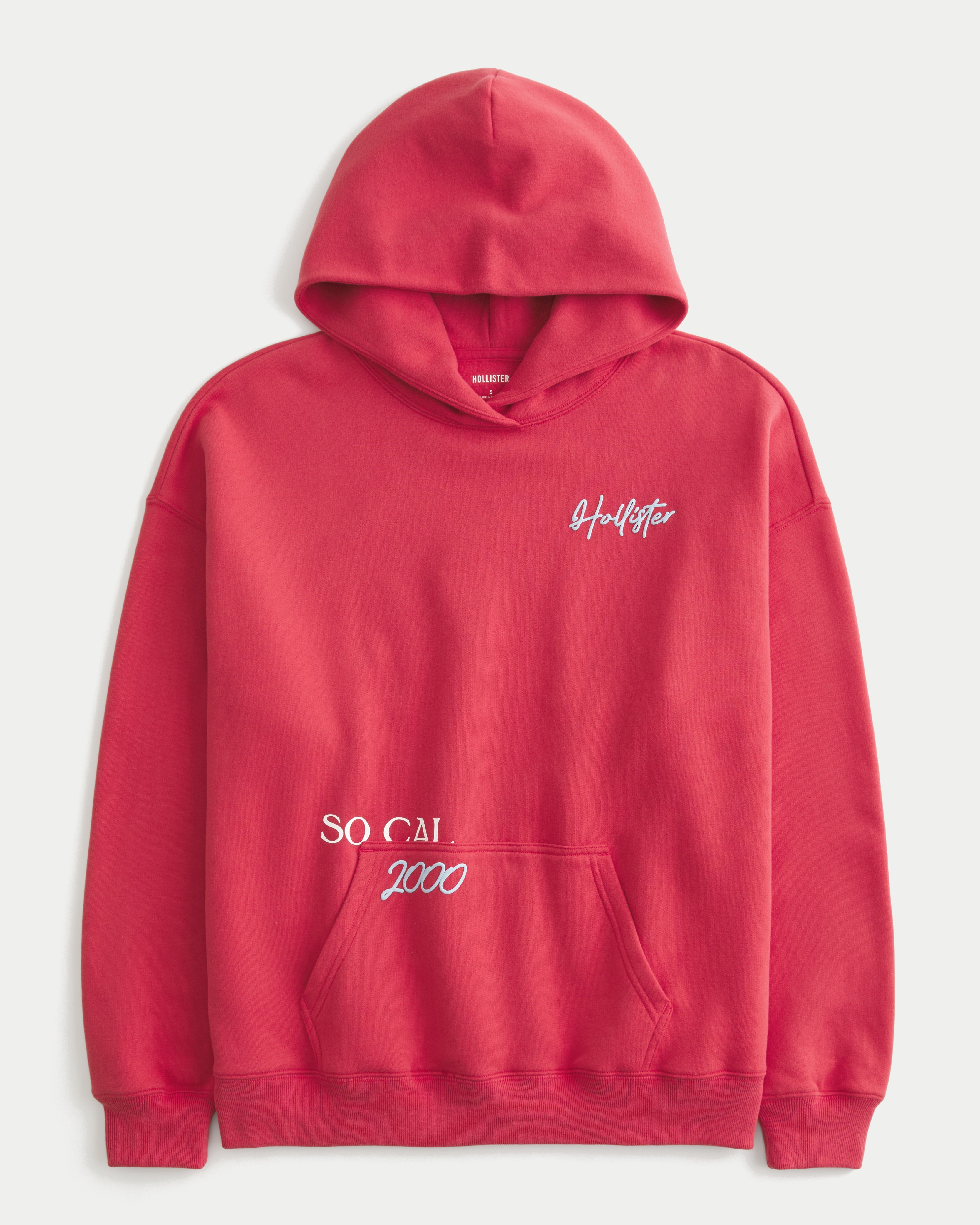 Hollister Feel Good Oversized Logo Graphic Hoodie