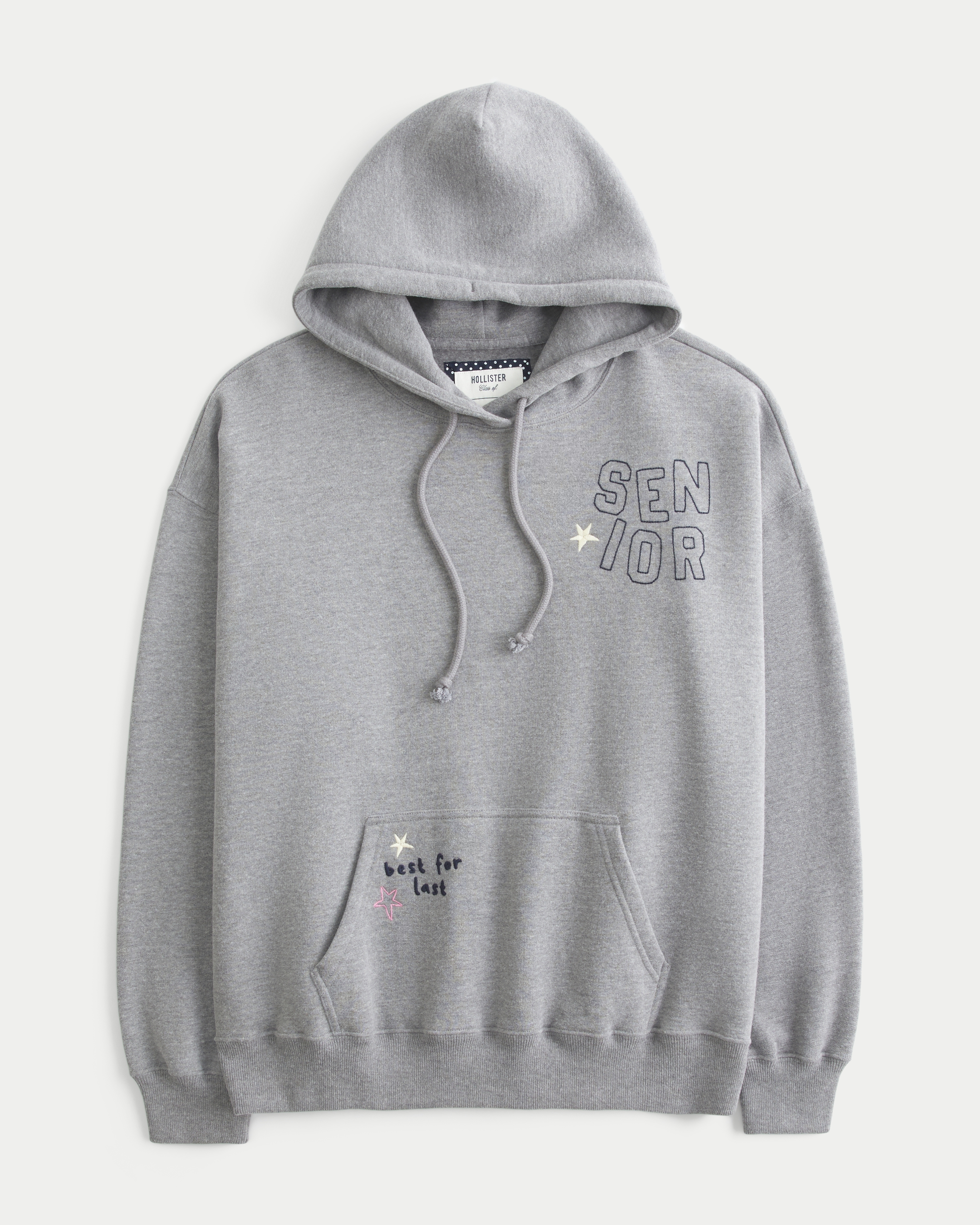 Hollister Feel Good Oversized Senior Graphic Hoodie