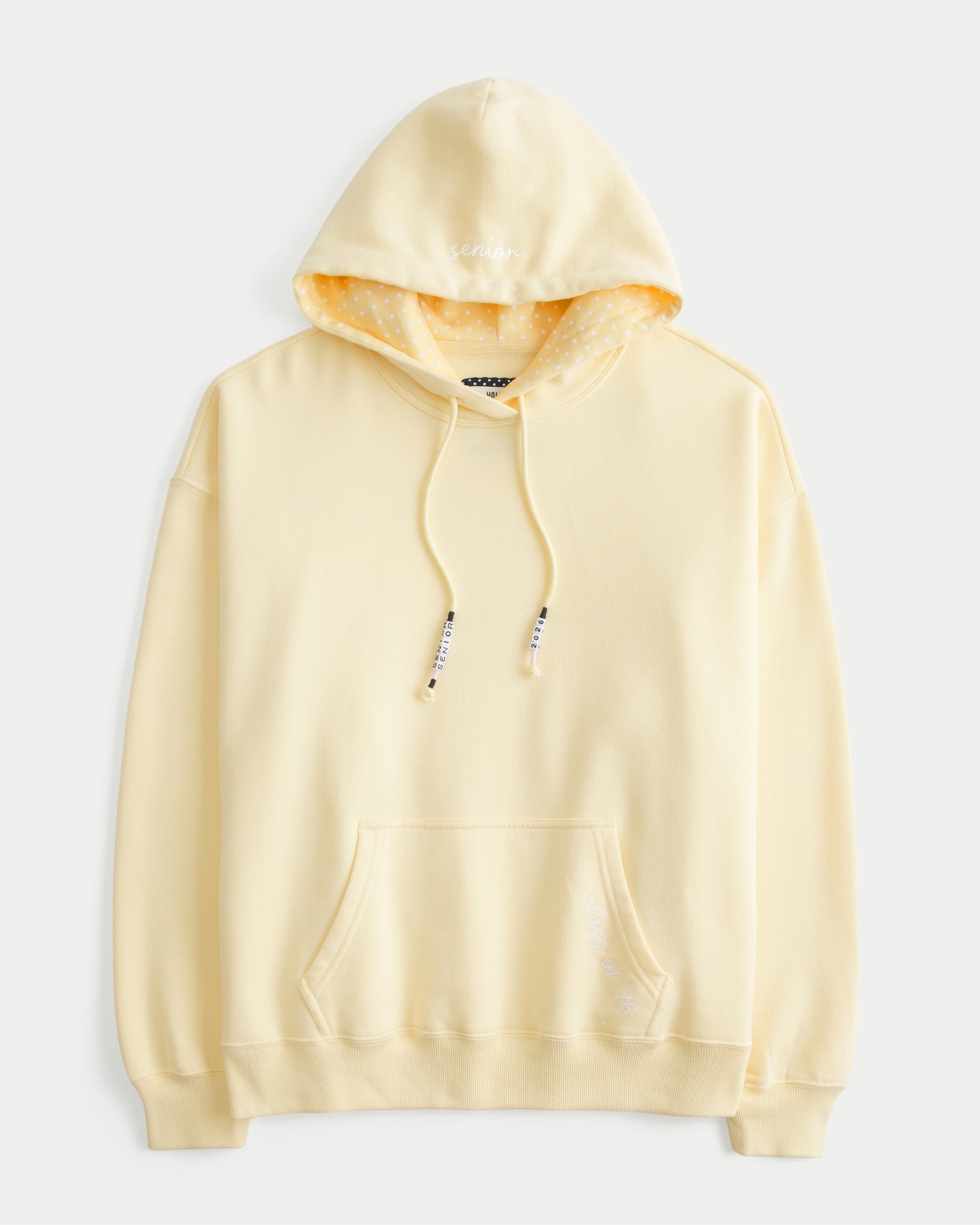 Hollister Feel Good Oversized Senior Bead Hoodie