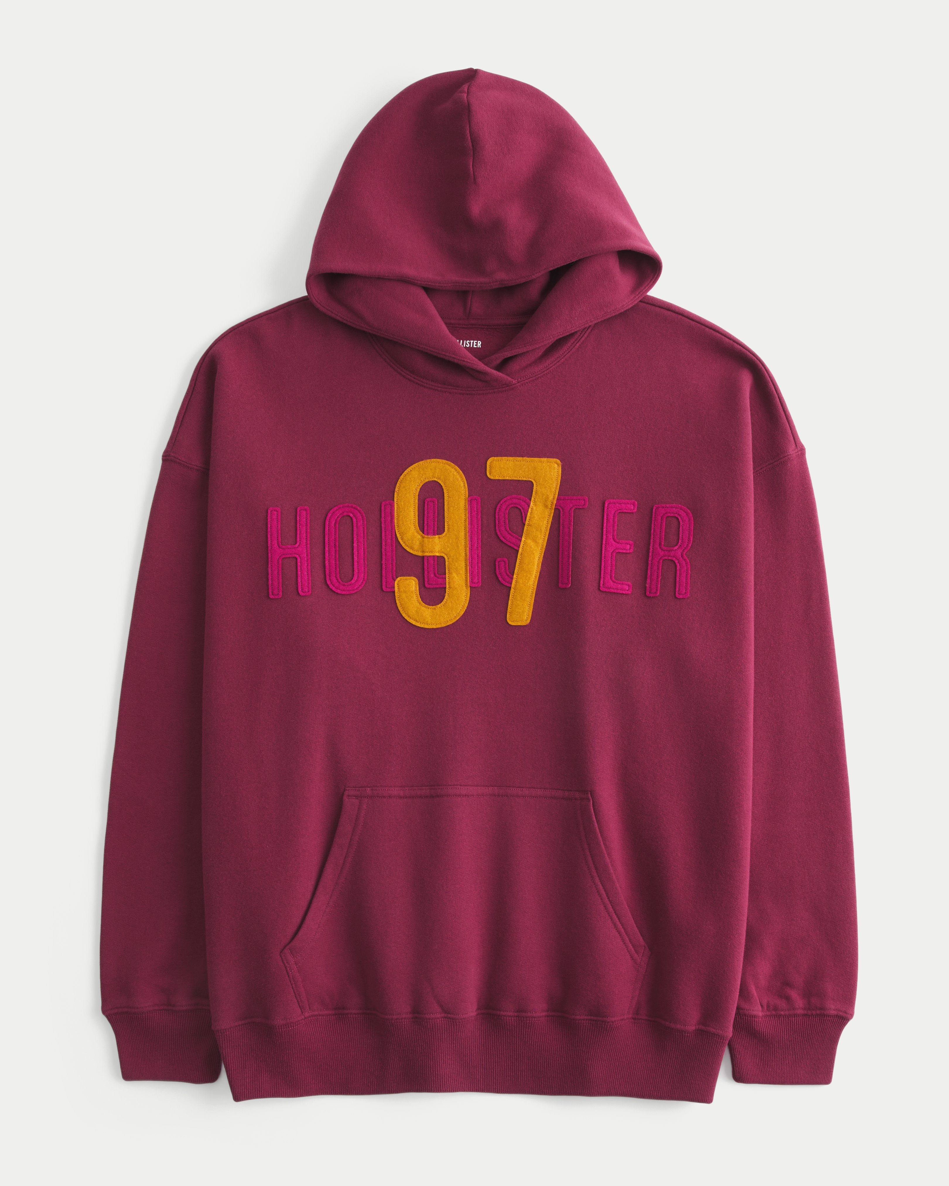 Hollister Feel Good Oversized Logo Graphic Hoodie