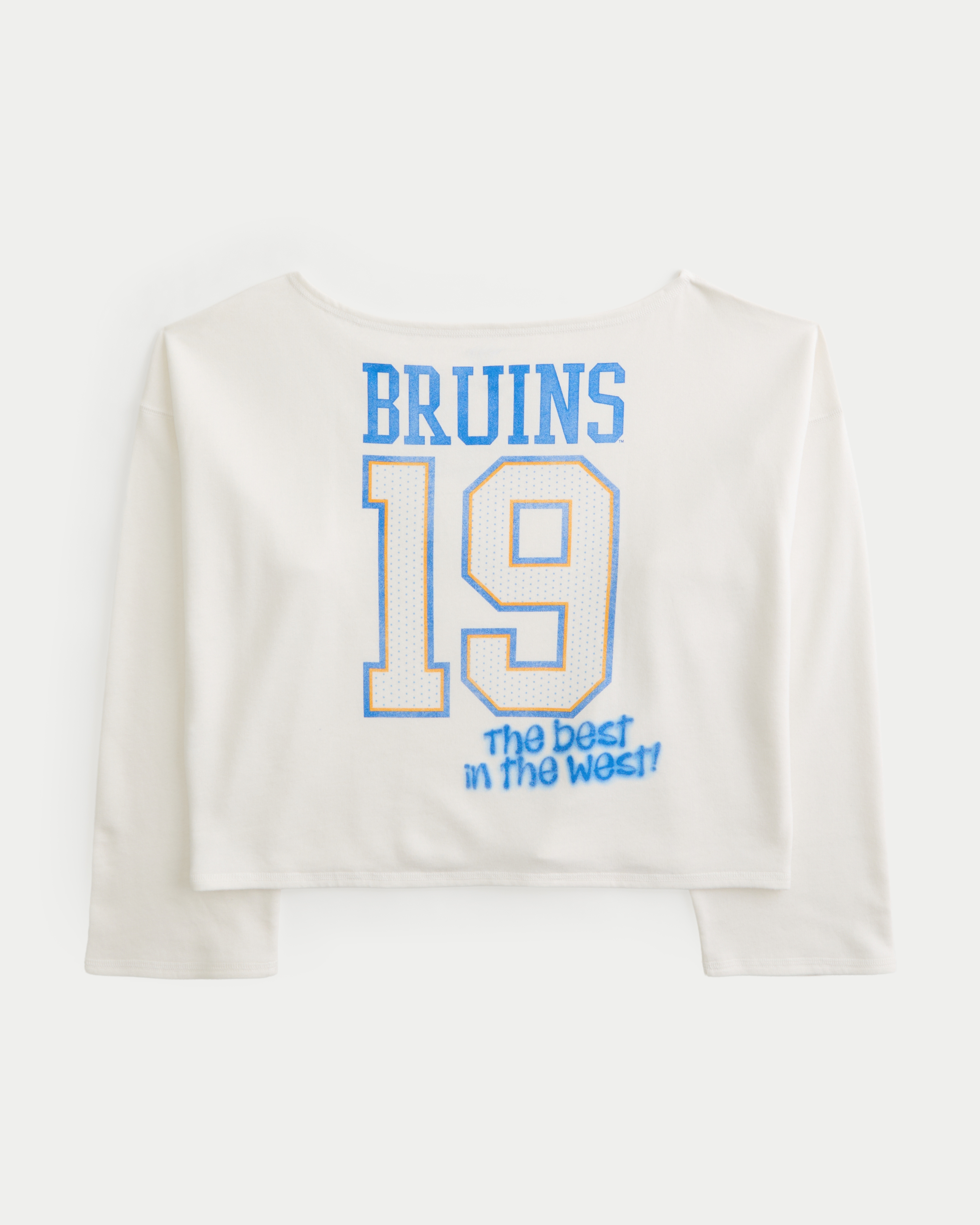 Easy Off-The-Shoulder UCLA Bruins Graphic Sweatshirt