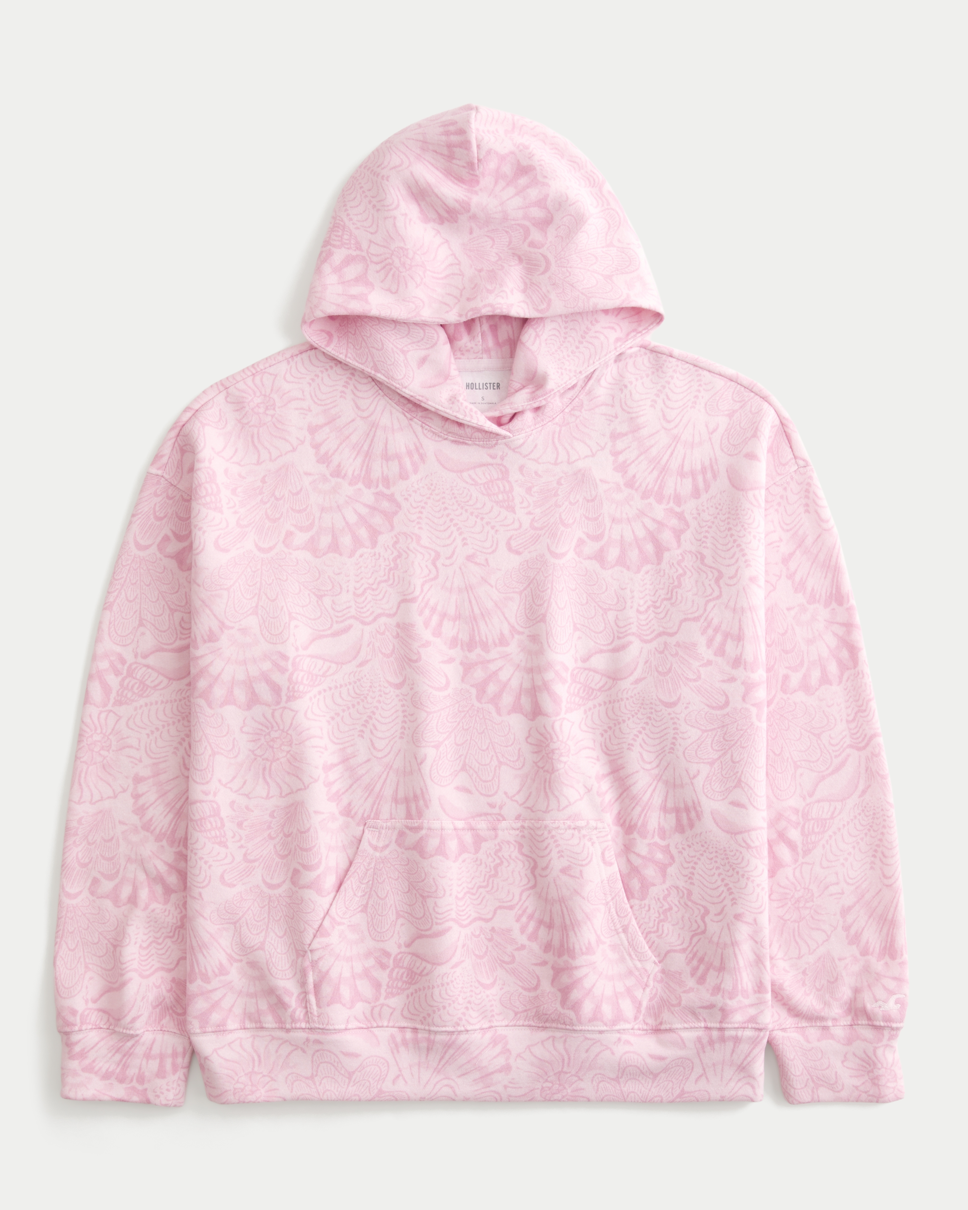 Hollister Feel Good Oversized Seashell Print Hoodie