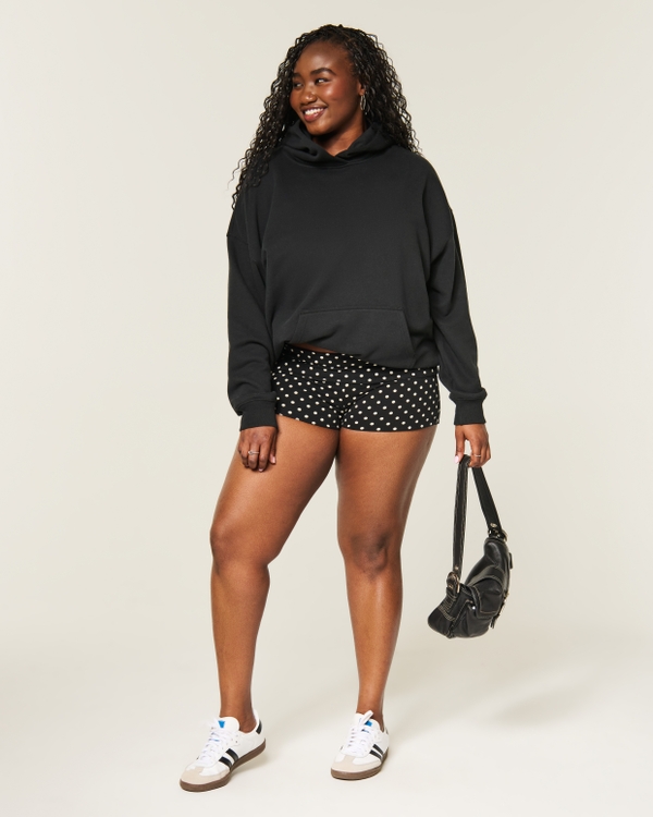 Hollister Feel Good Oversized Hoodie, Black view 2