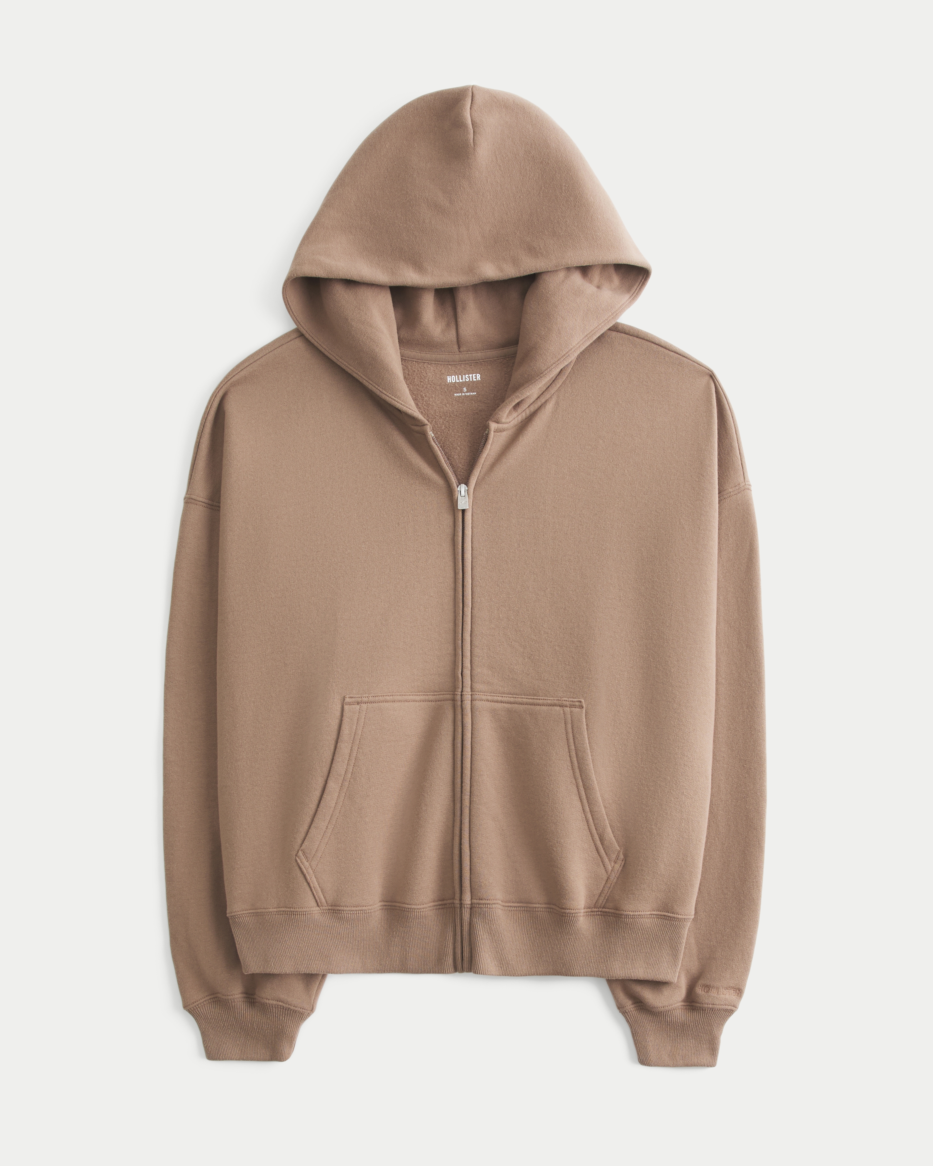 Hollister Feel Good Easy Zip-Up Hoodie