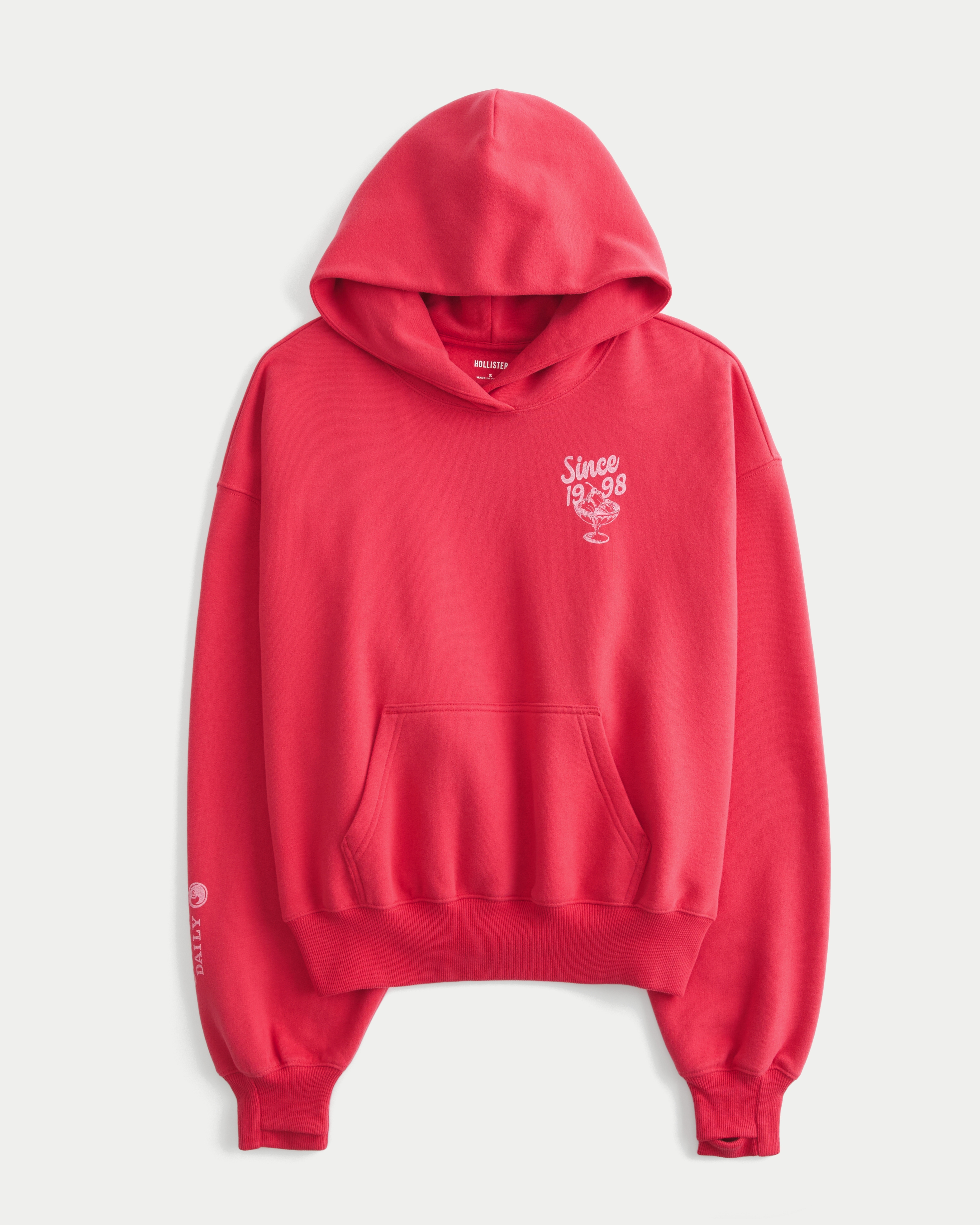 Hollister Feel Good Betty's Sweet Shop Graphic Classic Hoodie