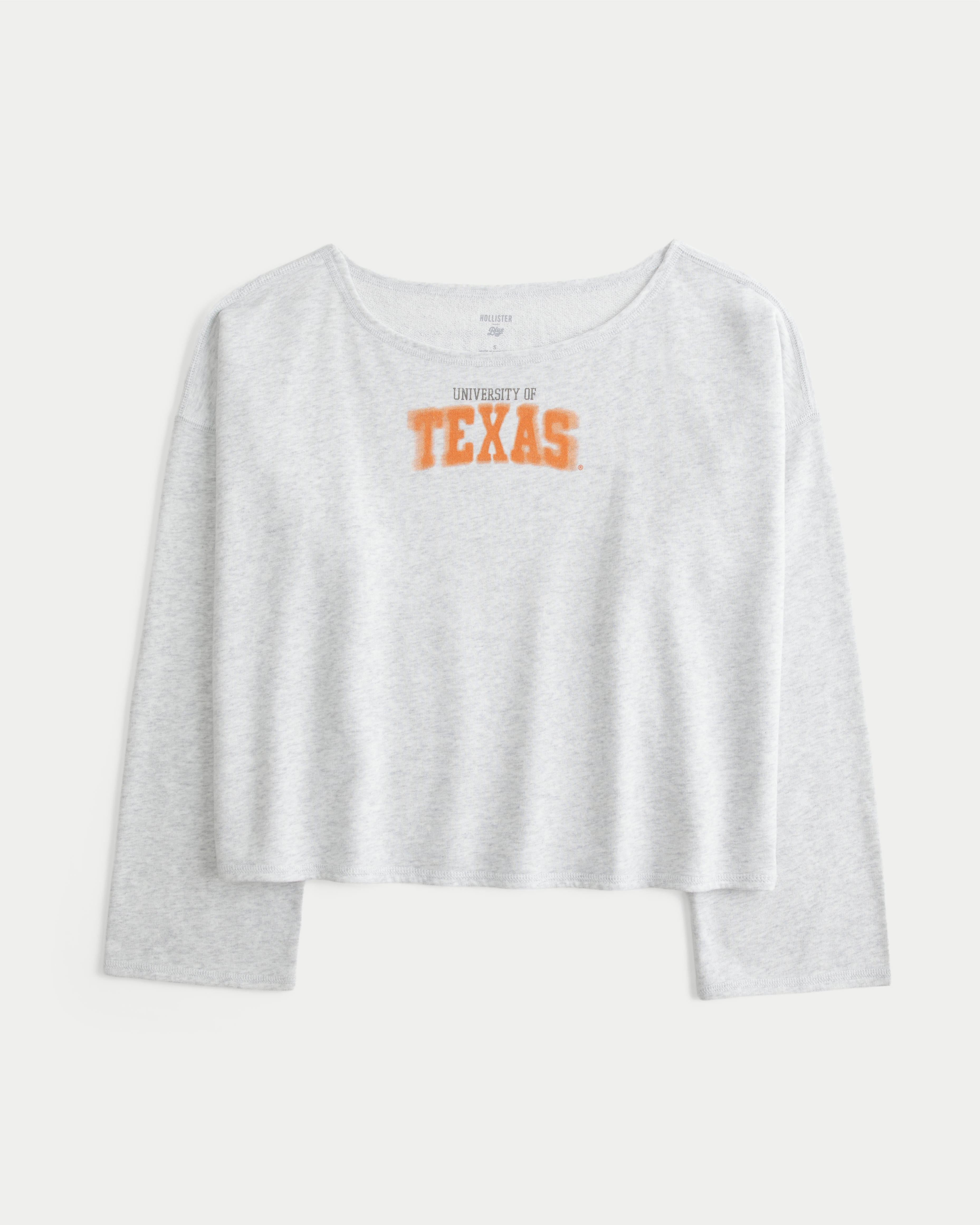 Off-the-Shoulder University of Texas at Austin Longhorns Graphic Sweatshirt