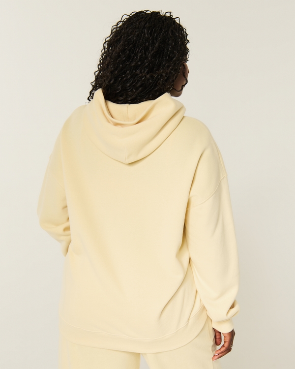 Hollister Feel Good Oversized Hoodie, Yellow view 2