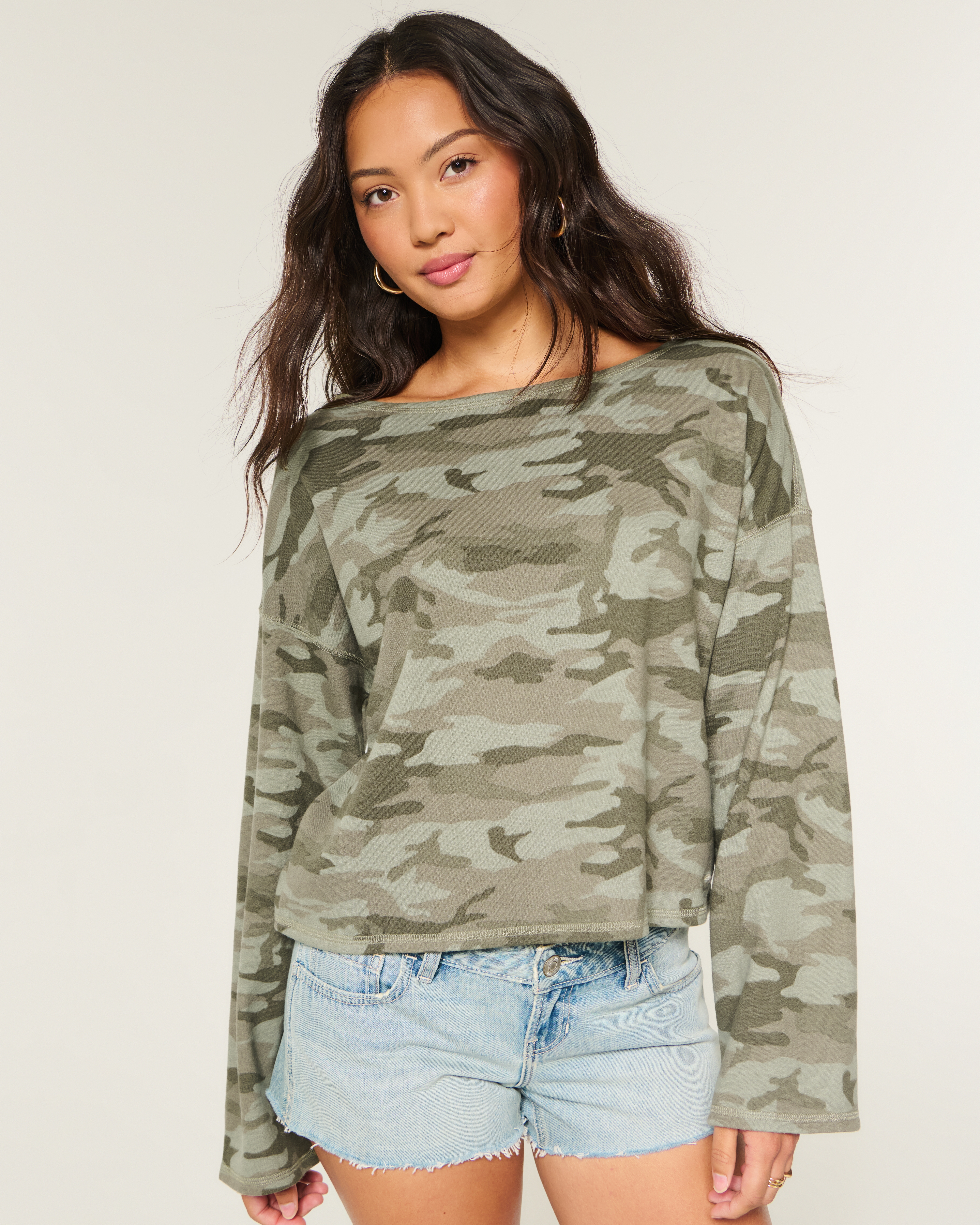 Easy Off-the-Shoulder Sweatshirt