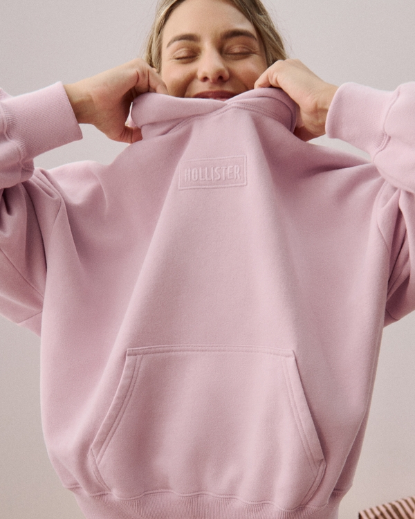 Hollister Feel Good x Target Logo Hoodie, Pink view 2