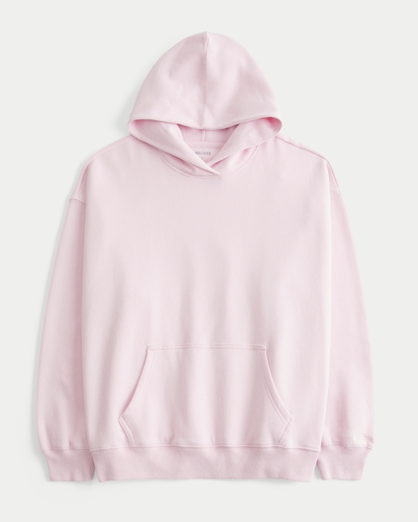 Hollister Feel Good Oversized Hoodie, Light Pink view 1