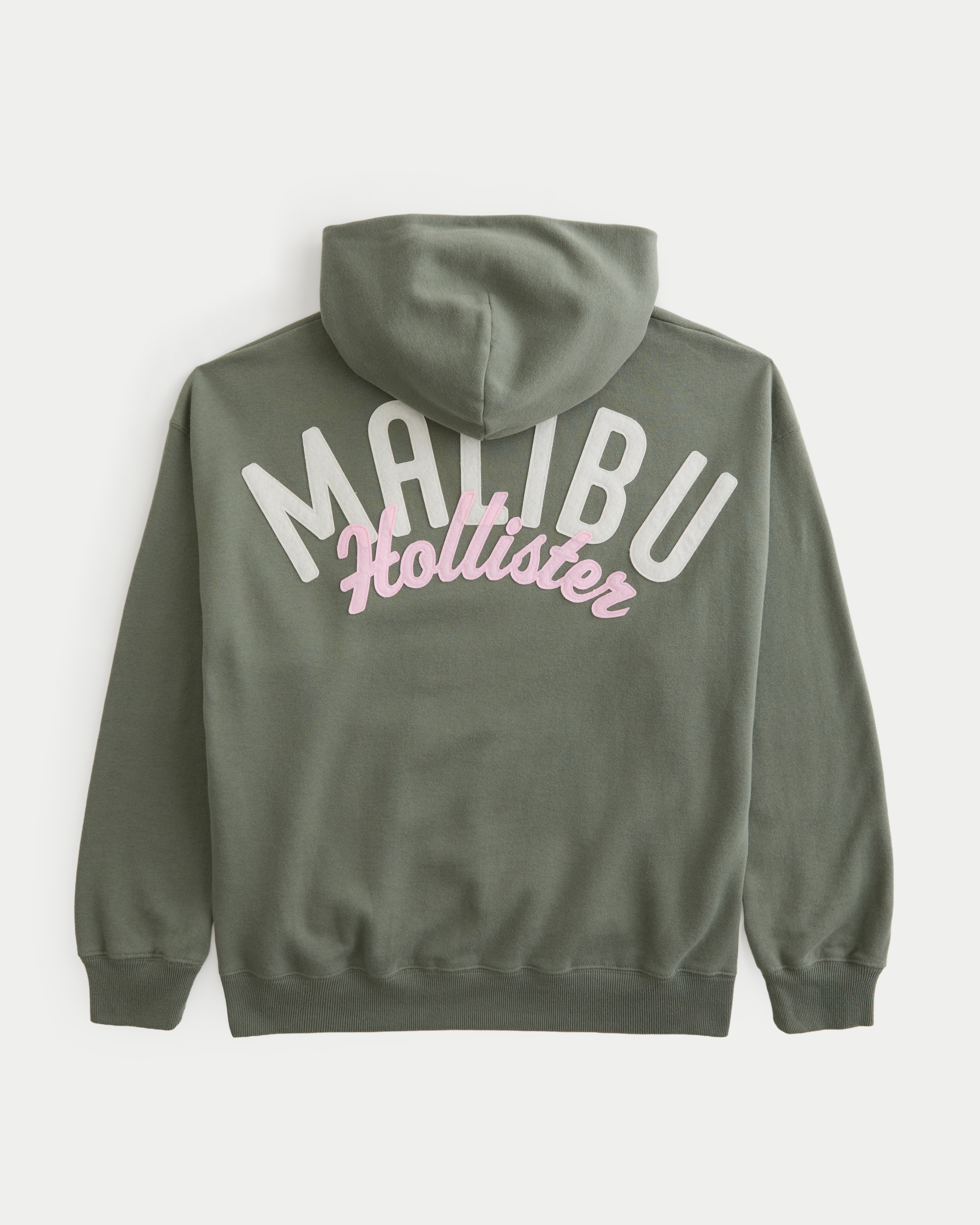 Hollister Feel Good Oversized Logo Graphic Hoodie