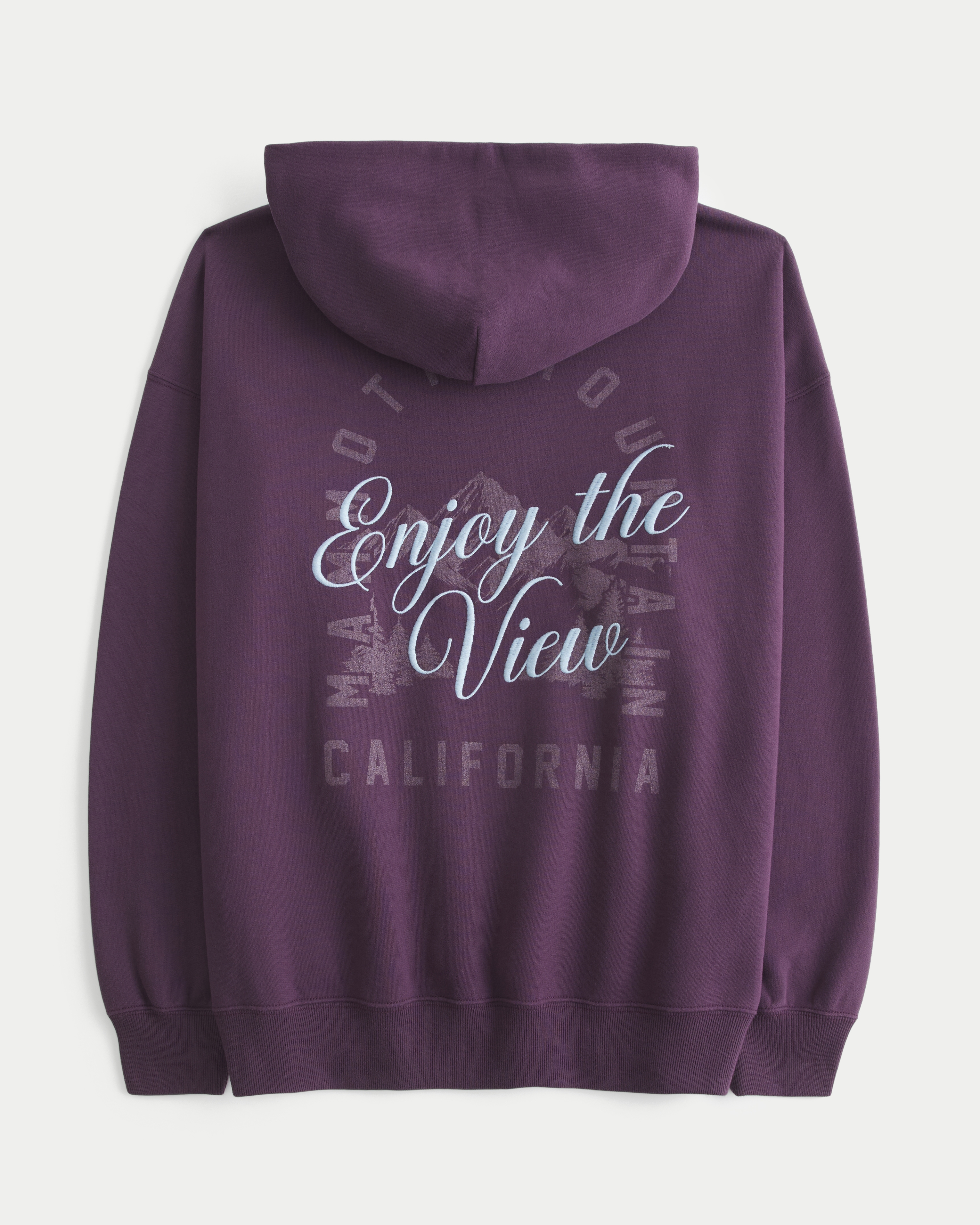 Hollister Feel Good Oversized Enjoy the View Graphic Hoodie