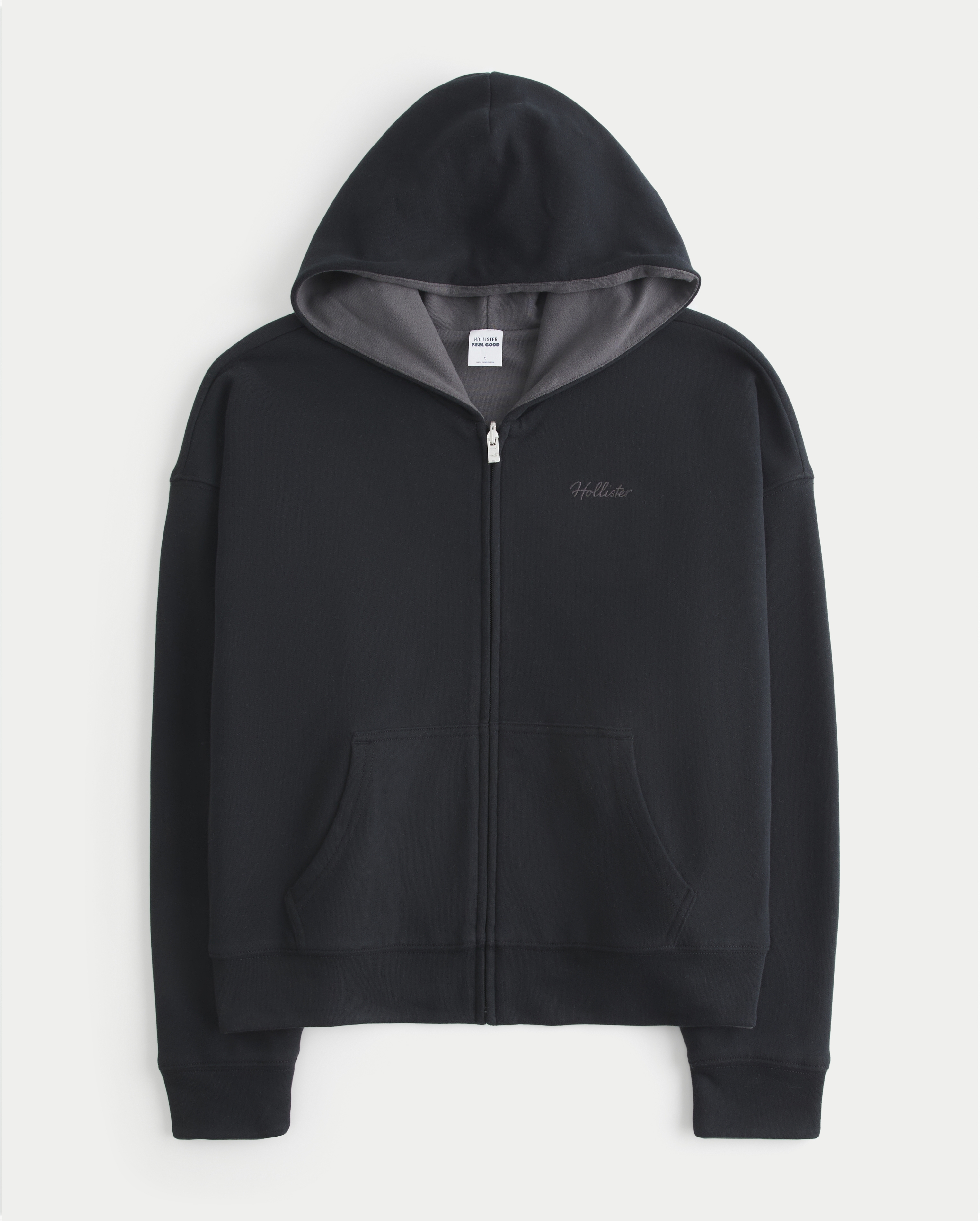 Hollister Feel Good Reversible Zip-Up Hoodie