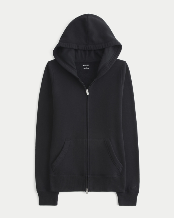 Women's Hollister Feel Good Zip-Up Hoodie | Women's Tops