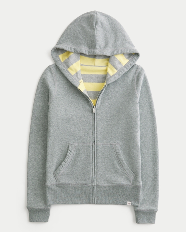 Hollister Reversible Zip-Up Hoodie