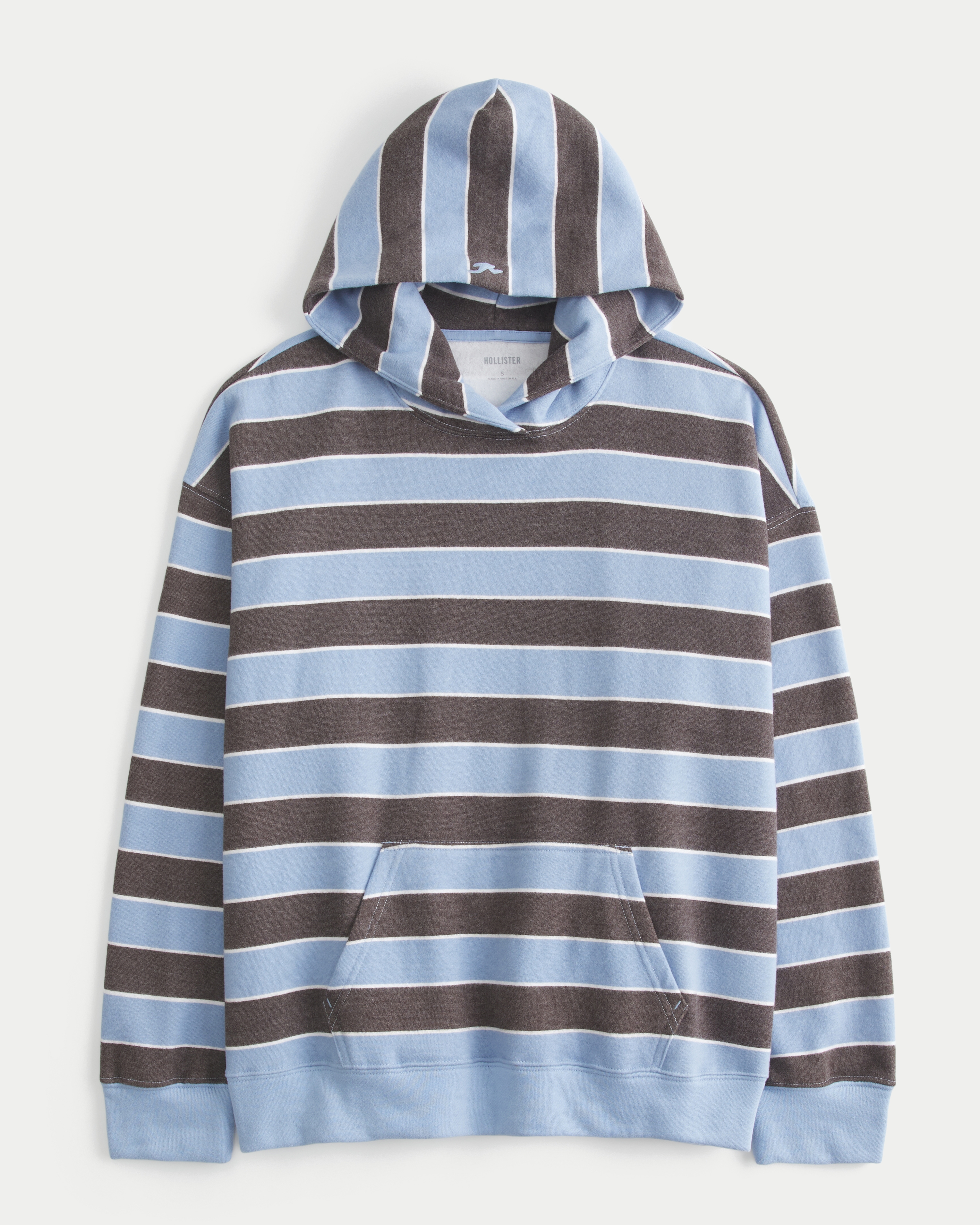 Oversized Striped Hoodie