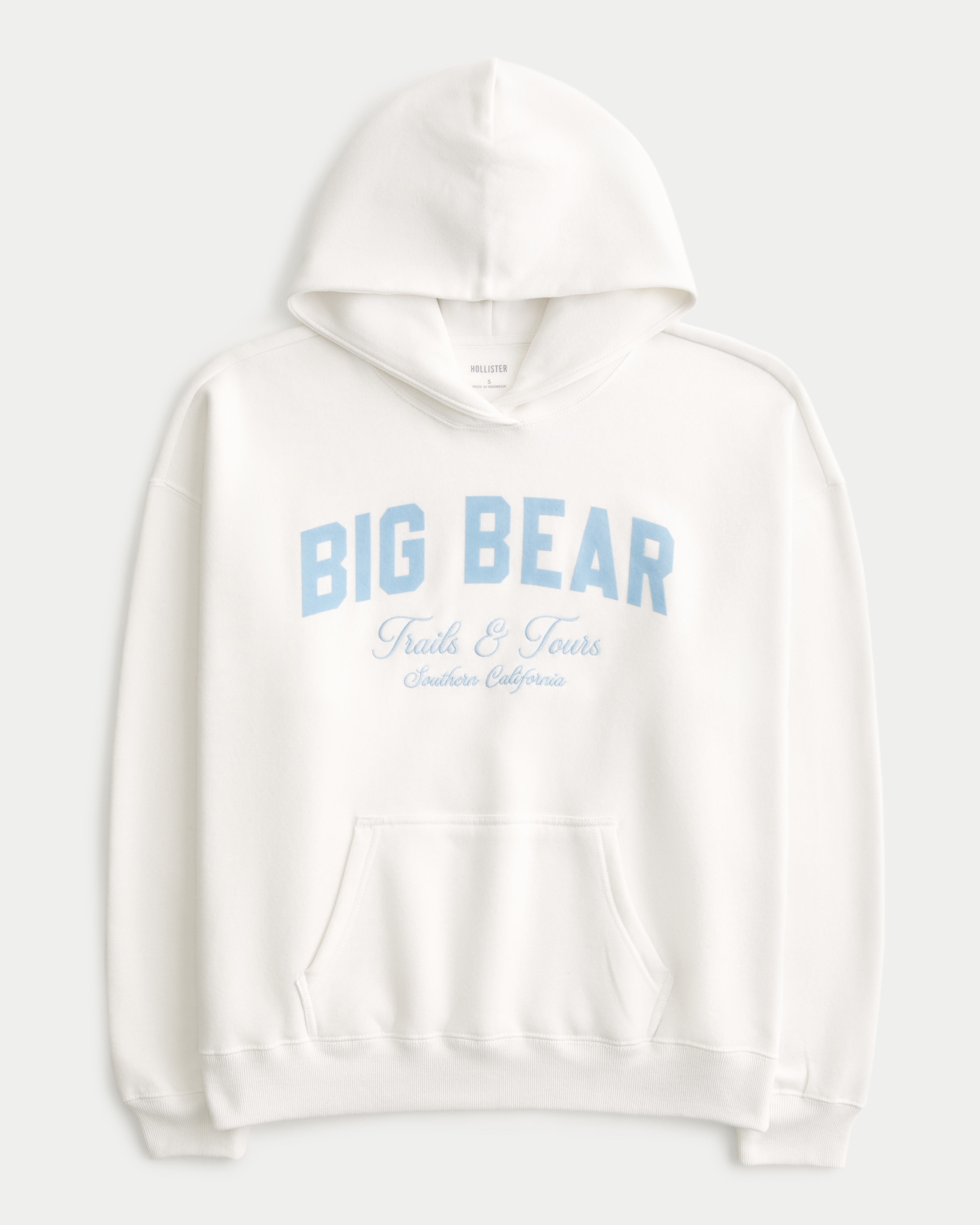 Hollister Feel Good Oversized Big Bear Graphic Hoodie