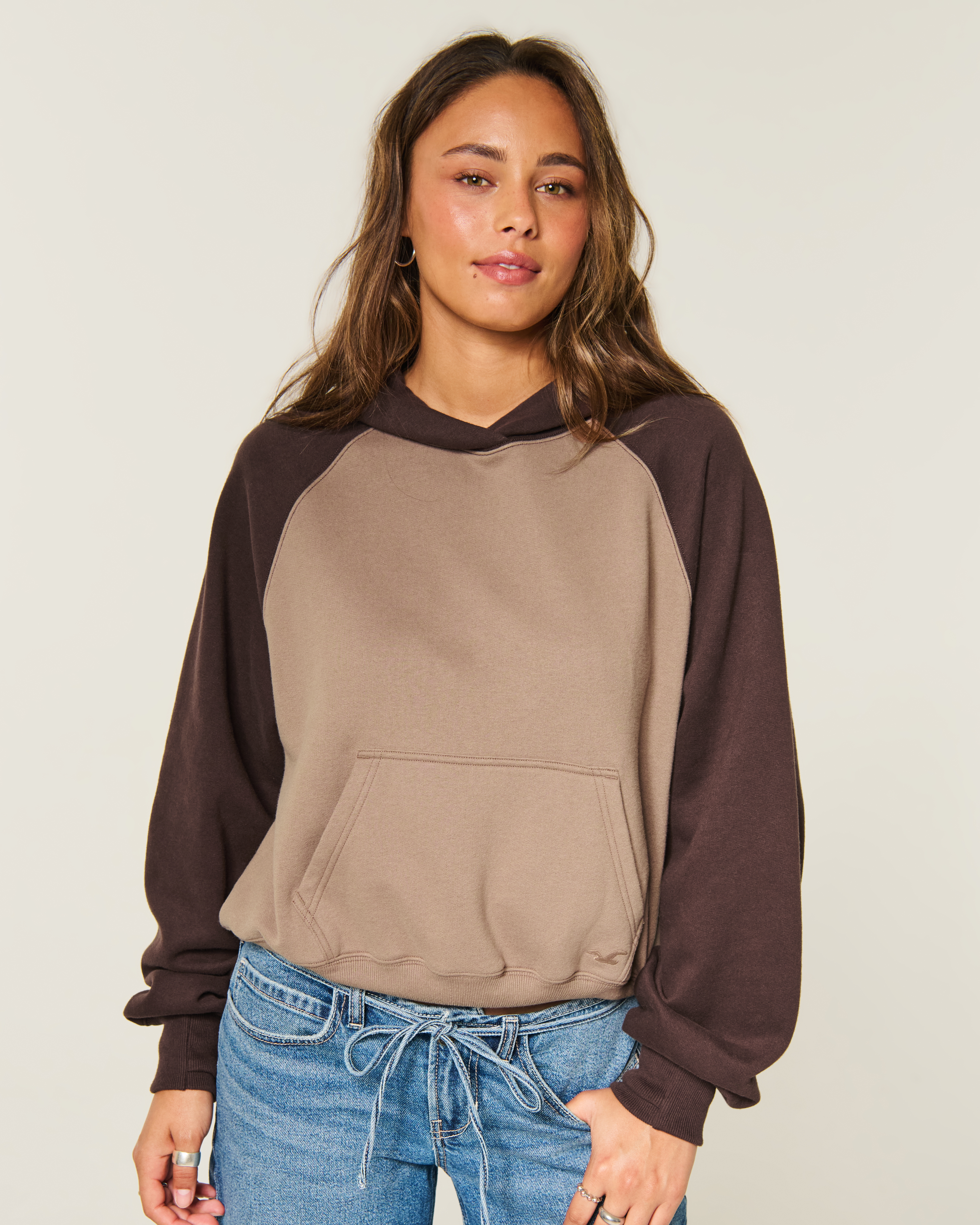 Hollister Feel Good Raglan Hoodie