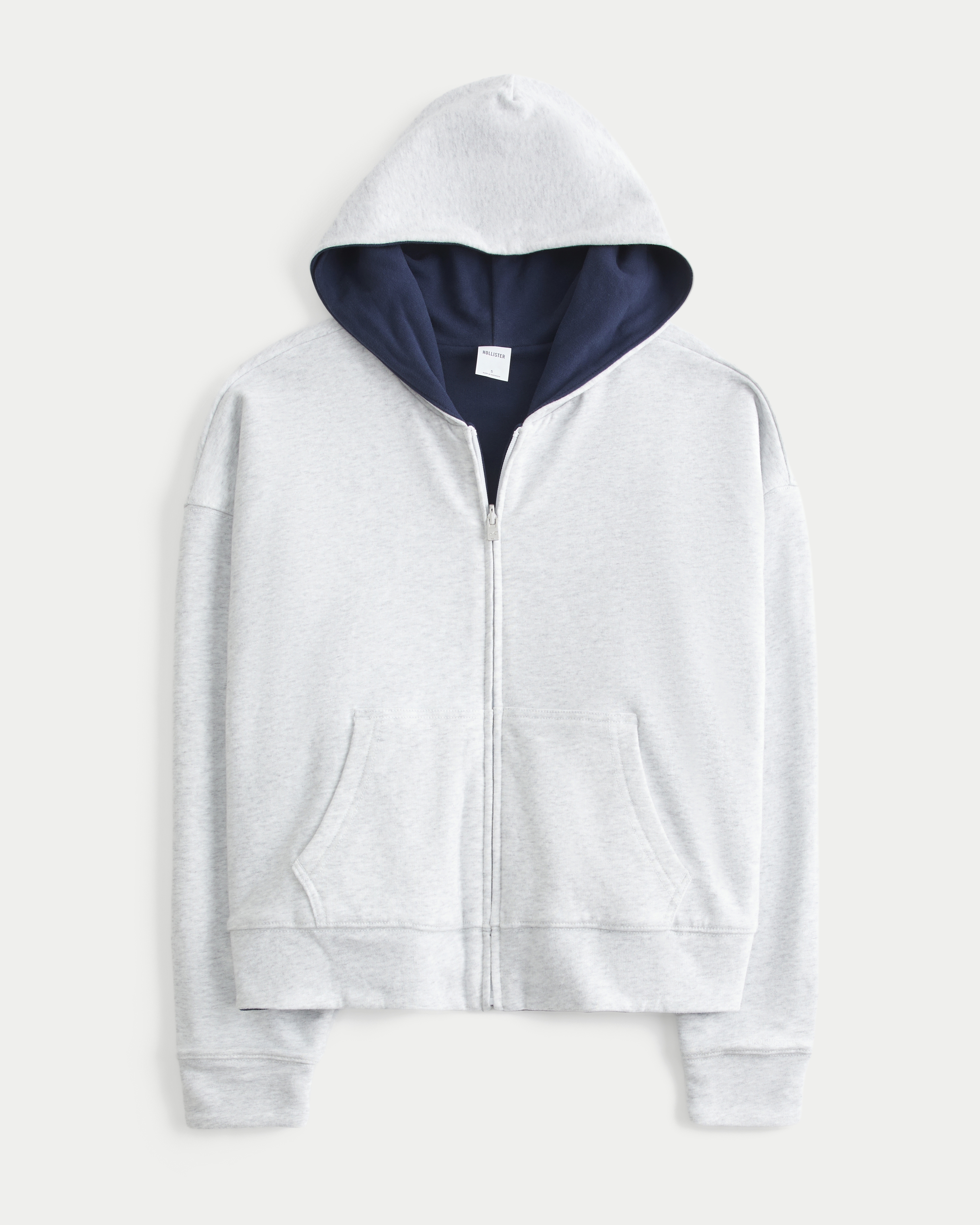 Hollister Feel Good Easy Reversible Zip-Up Hoodie