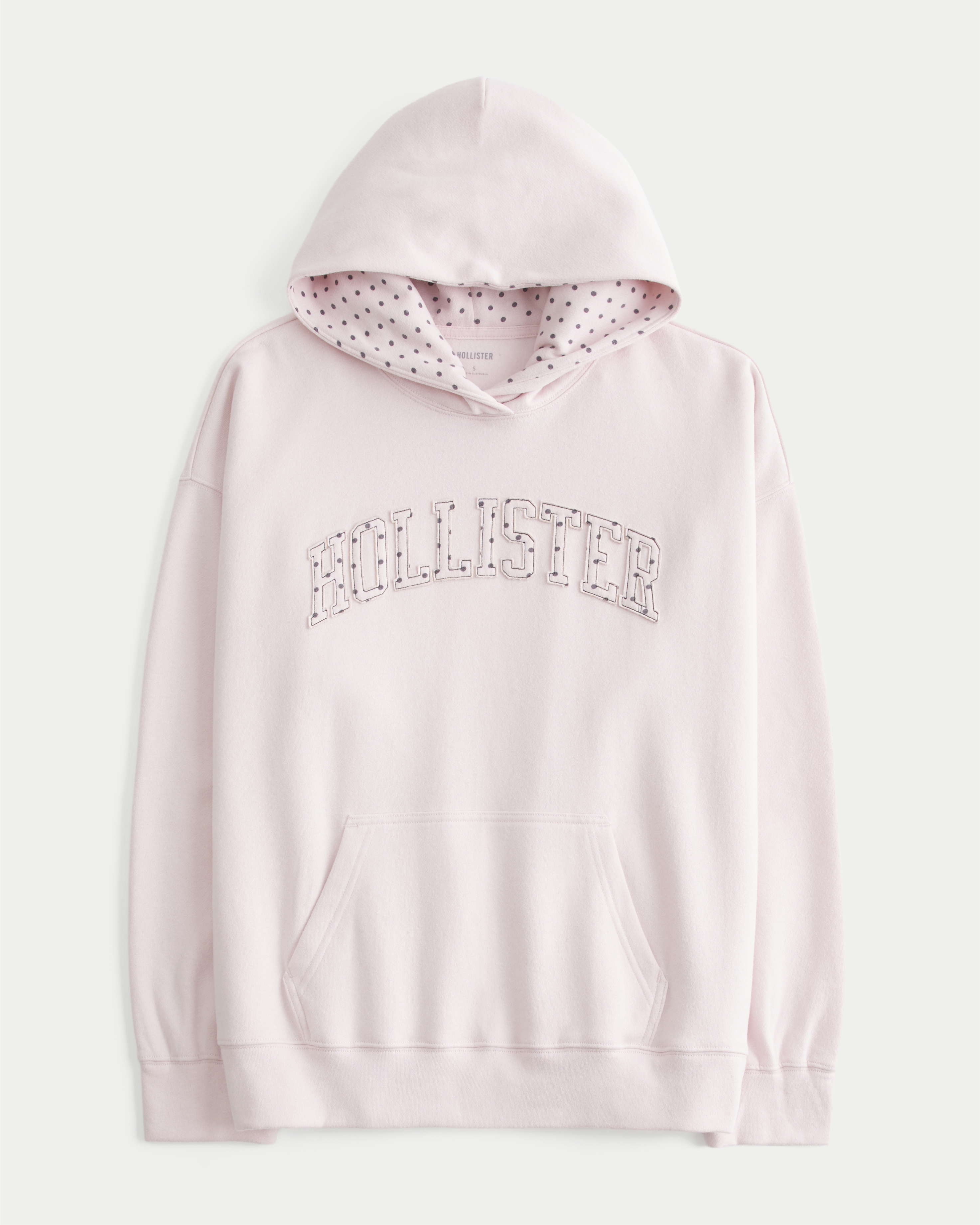 Hollister Feel Hood Dot Logo Graphic Hoodie
