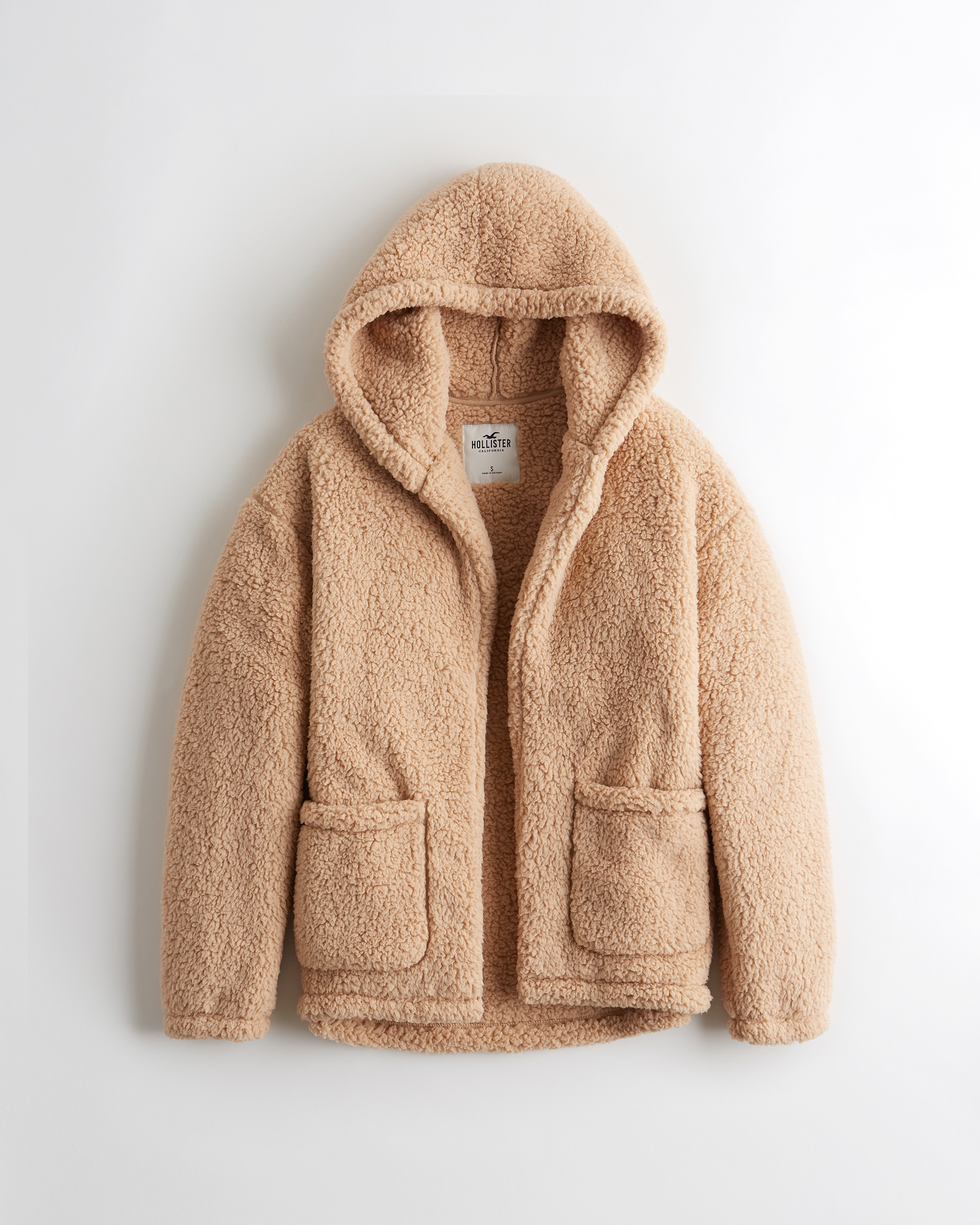 hollister hoodie sherpa