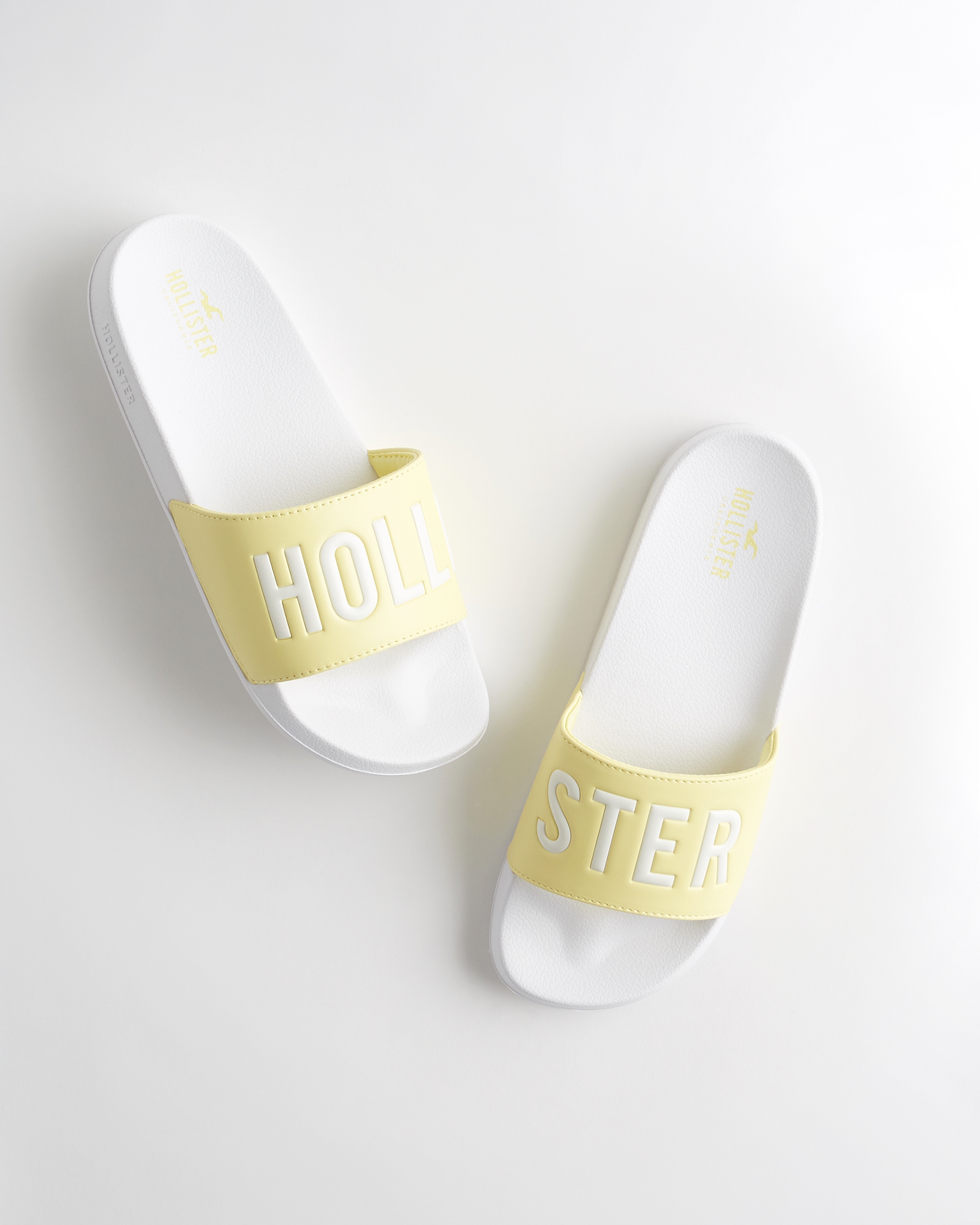 hollister slide sandals