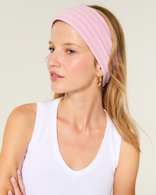 Knit Headband, Strawberry Cold Foam view 2