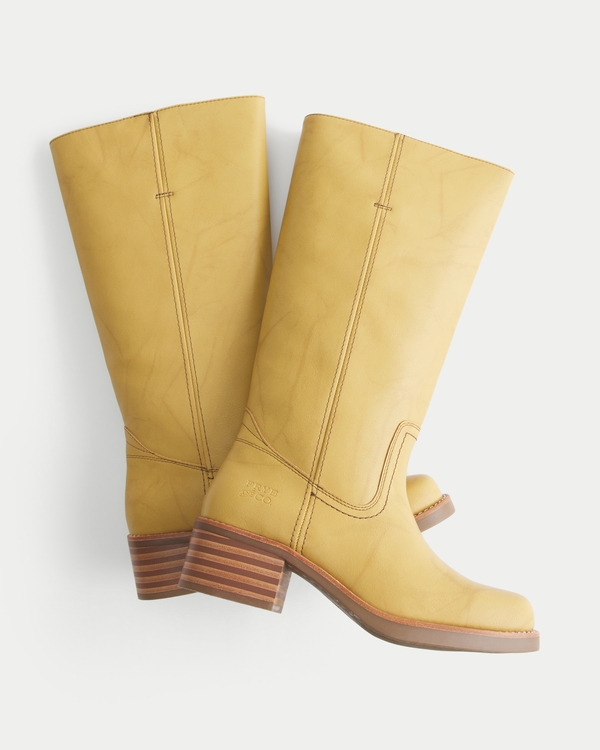 Frye & Co Miranda 14 Boots, Banana view 1