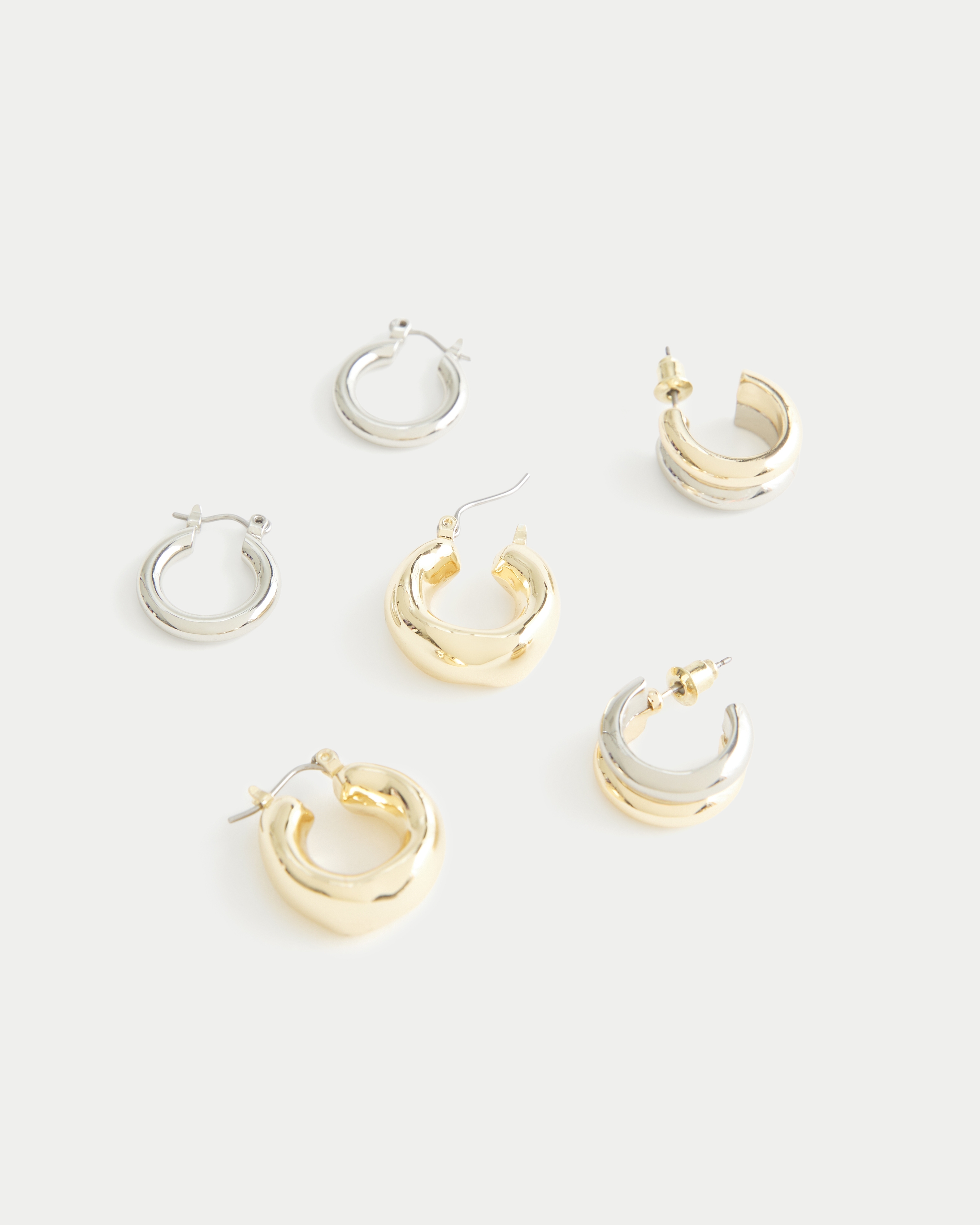 Mixed Metals Earring 3-Pack