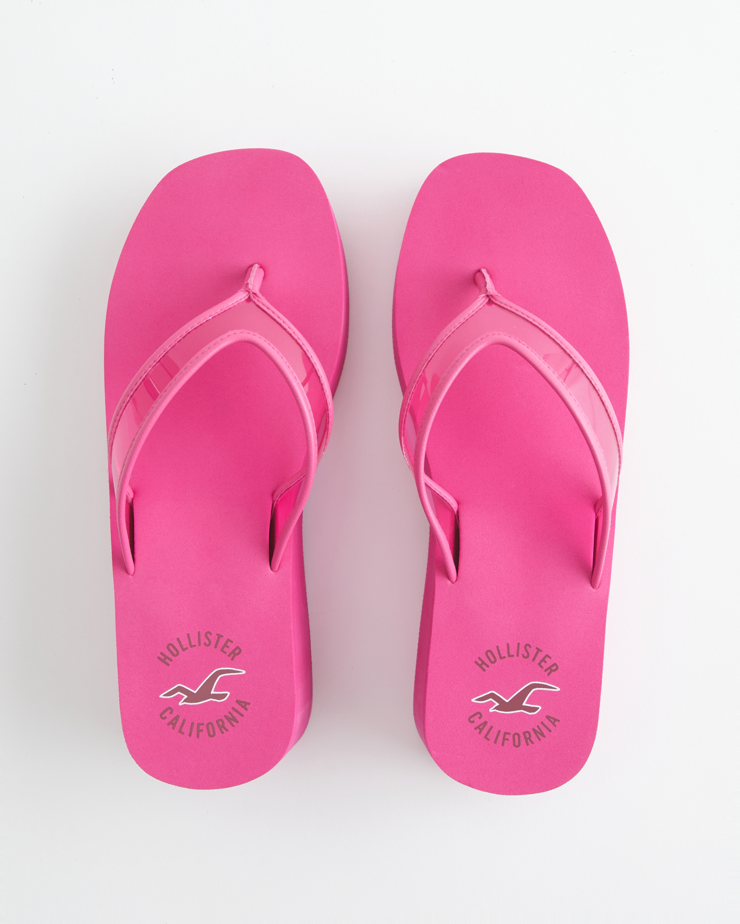 Pink Platform Flip Flops