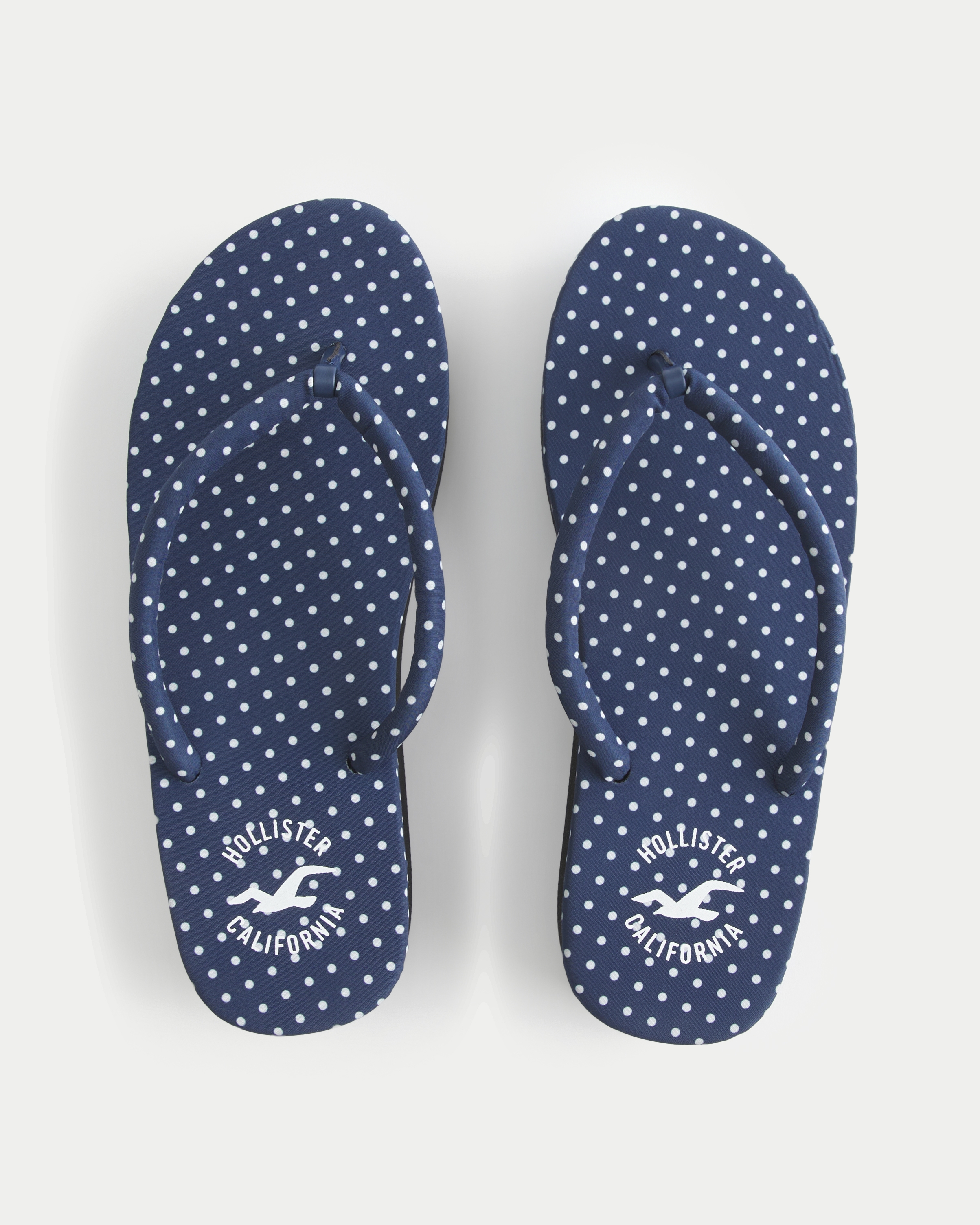 Polka Dot Platform Flip Flops