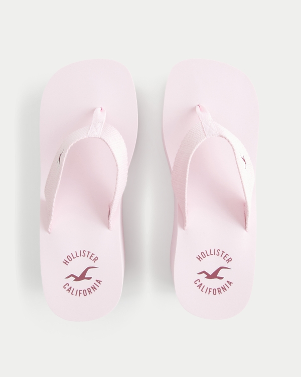 Pink Ultra Platform Flip Flops, Light Pink view 1